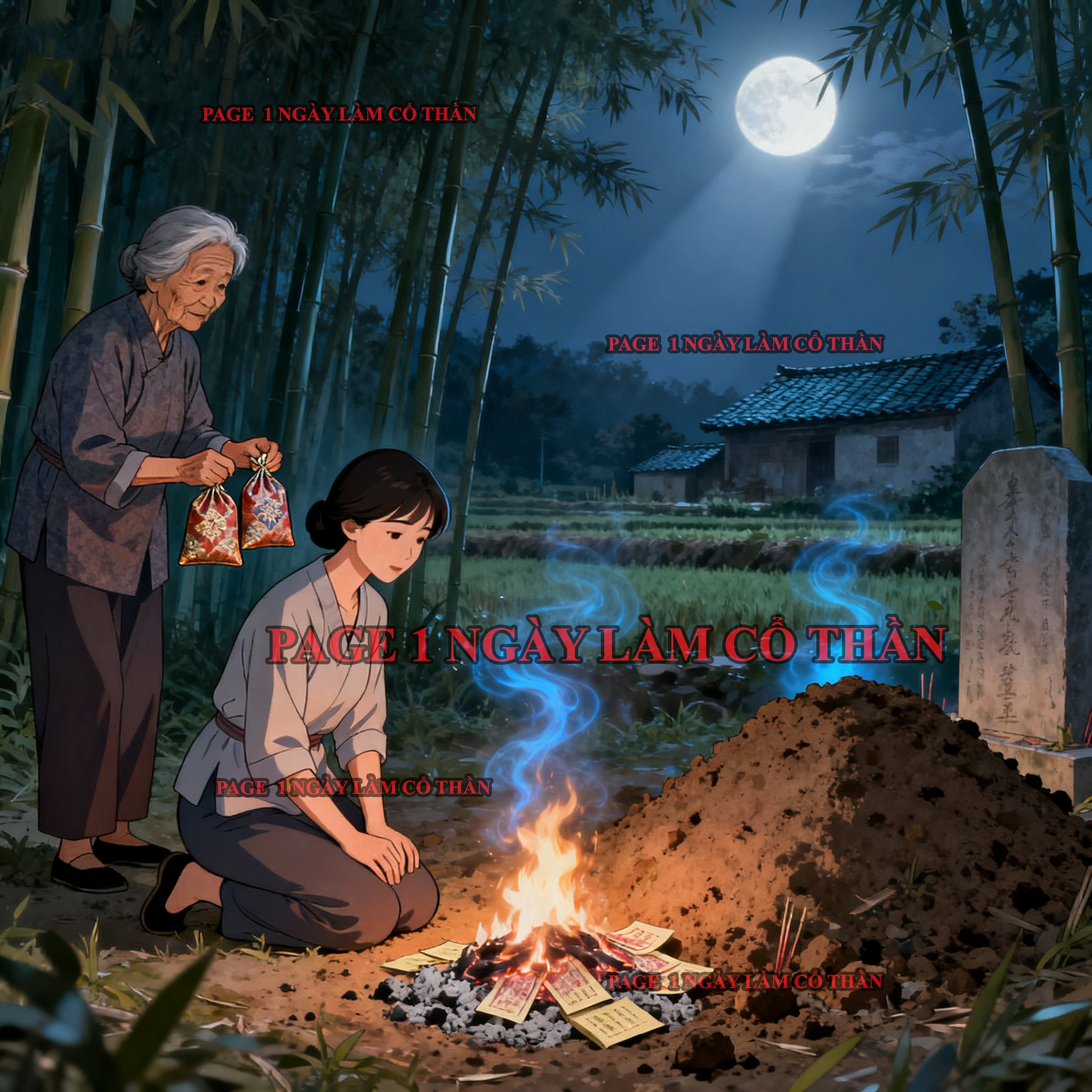 Bìa truyện BÀ NỘI CÓ KHẢ NĂNG TIÊN TRI