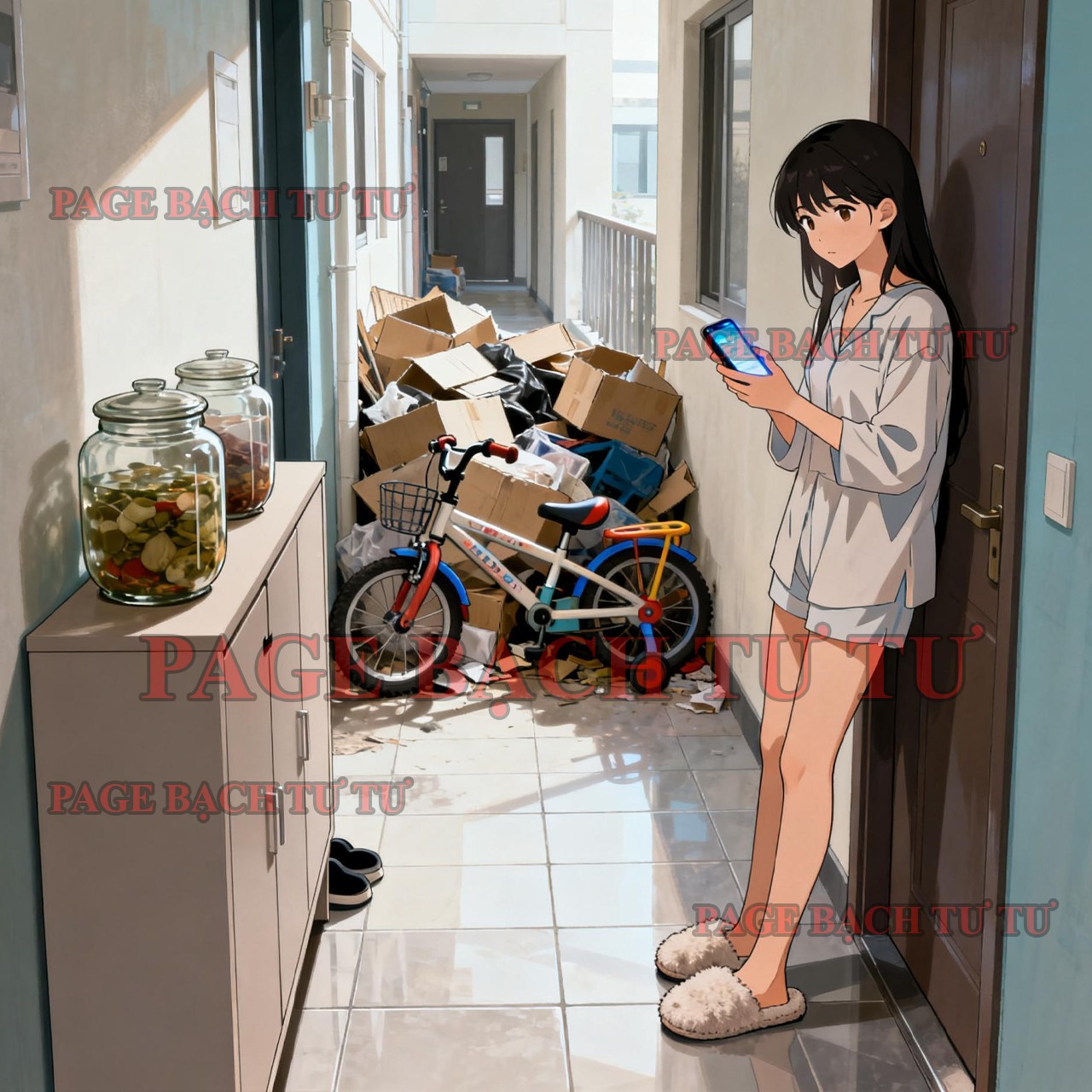 BÁN NHÀ MỘT CÁI, HÀNG XÓM XANH MẶT