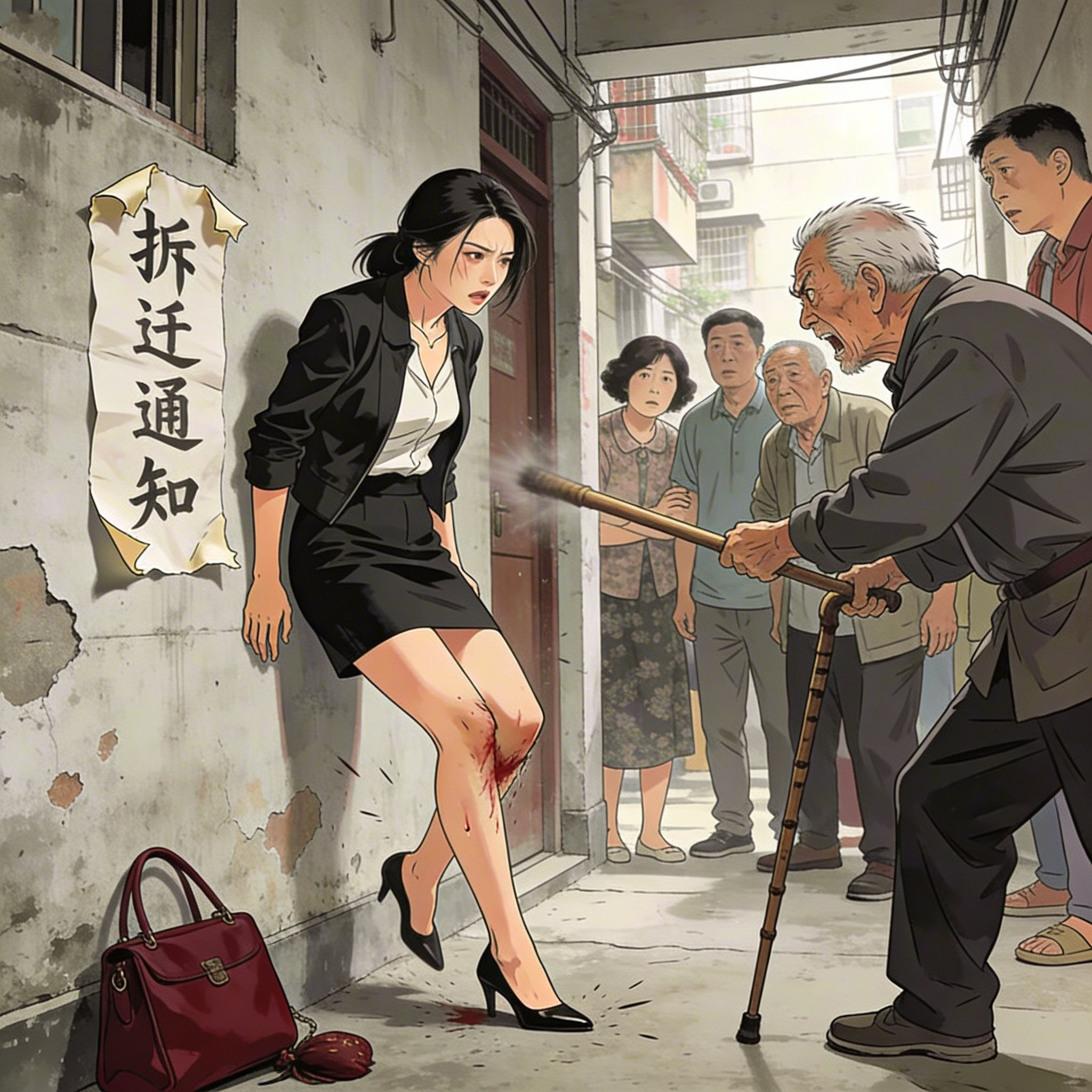 CÔ GÁI GIỮA TÒA NHÀ