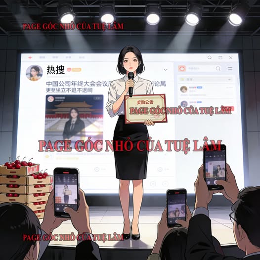 Công Ty Thưởng Tết Bằng 50 Thùng Cherry