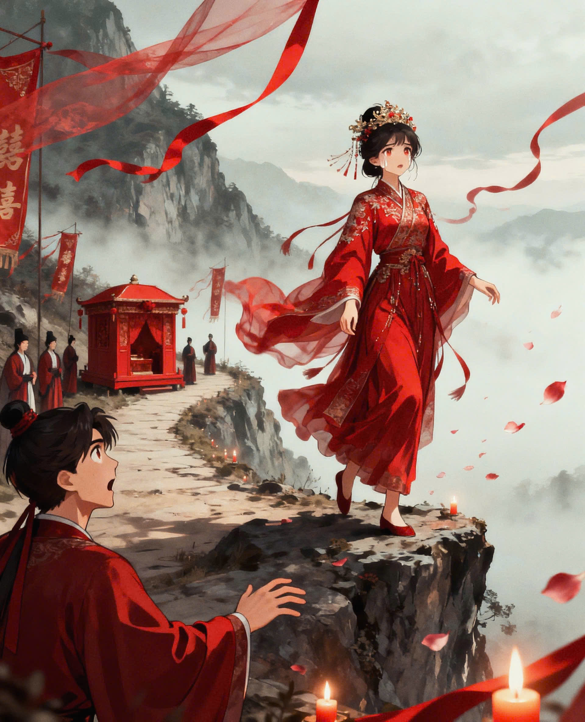 KIỆU HOA DỪNG TRƯỚC VỰC SÂU