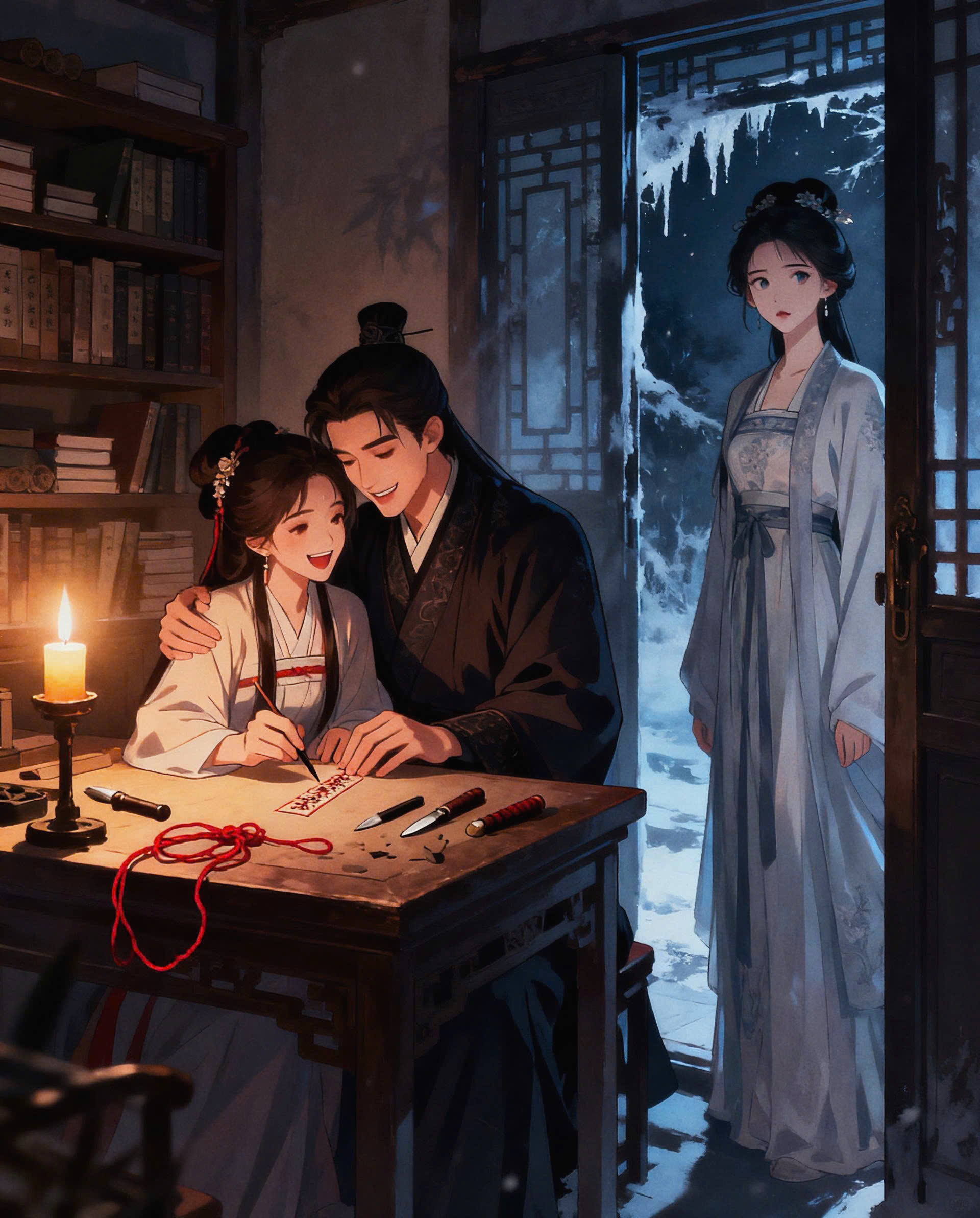 Bìa truyện NGƯƠI KHẮC BÙA BÌNH AN, TA KHẮC ĐOẠN TÌNH