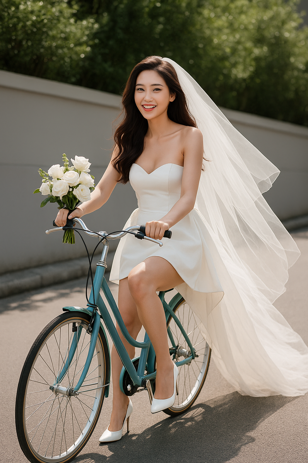 Bìa truyện Ngày Cưới, Chồng Tôi Lái Xe Sang Đón Thanh Mai, Bỏ Mặc Tôi Đạp Xe Công Cộng