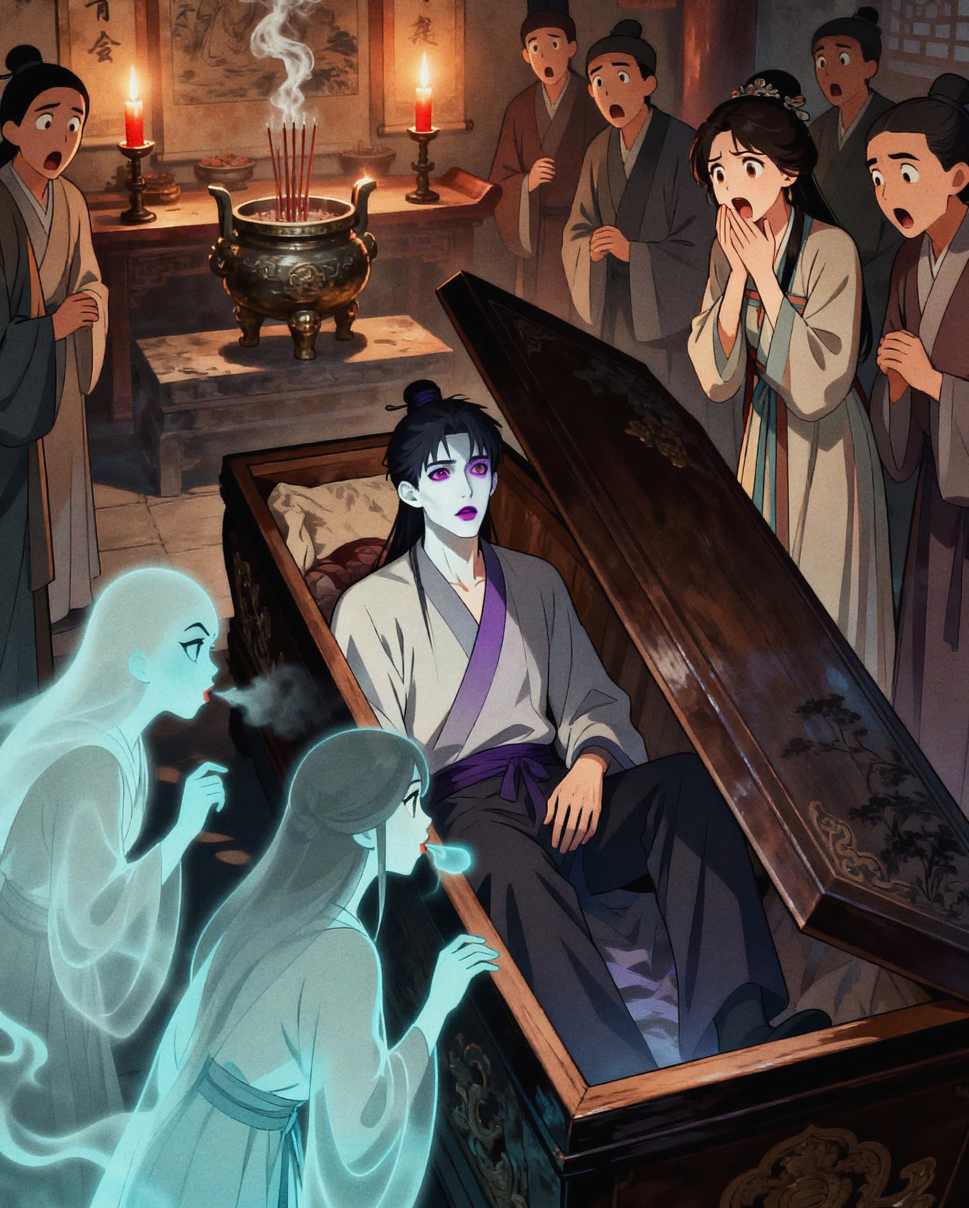 Bìa truyện PHU QUÂN HOÀN HỒN ĐÊM ĐẦU THẤT