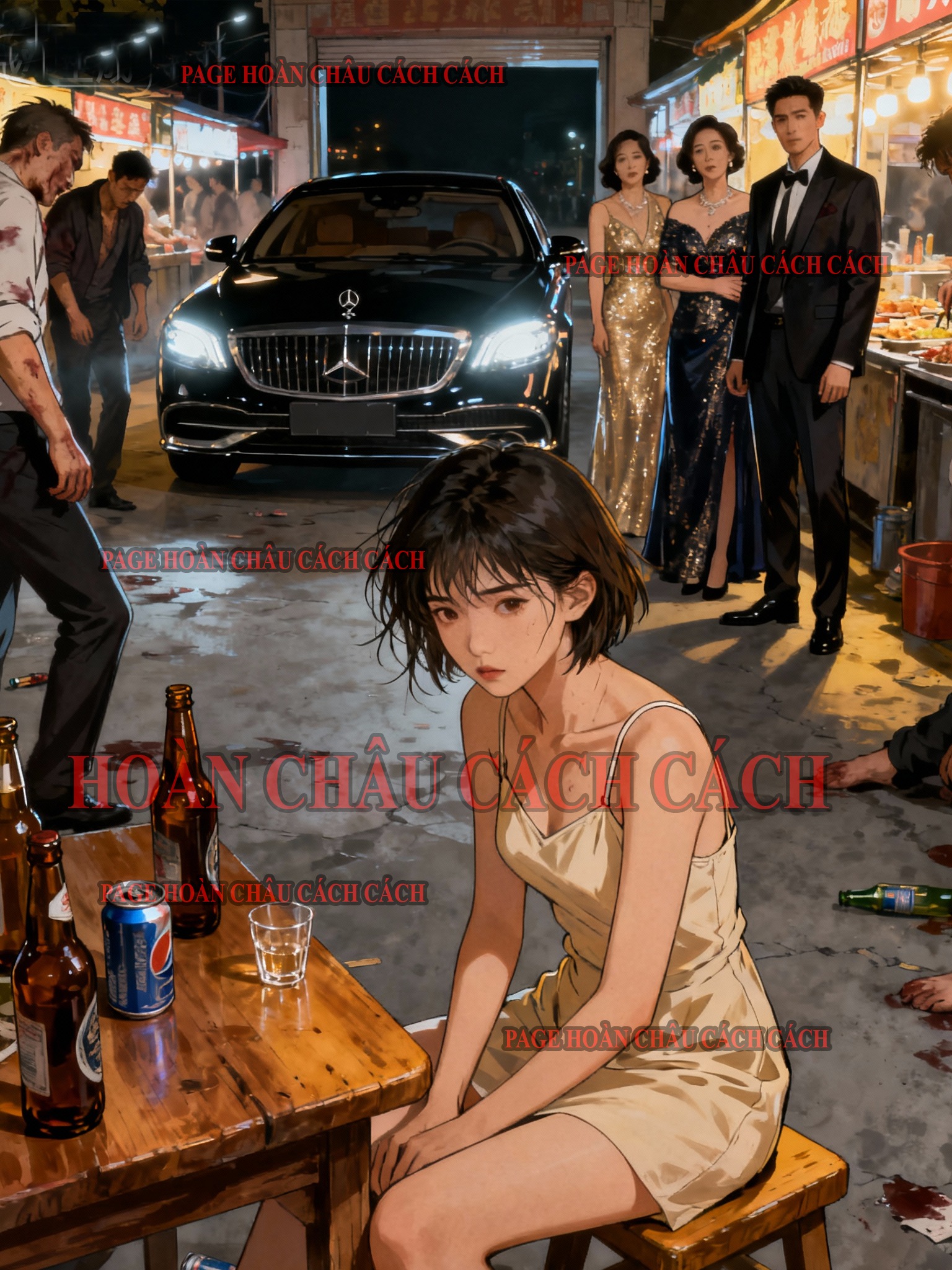 Bìa truyện THIÊN KIM GIẢ TRONG CHỢ ĐÊM