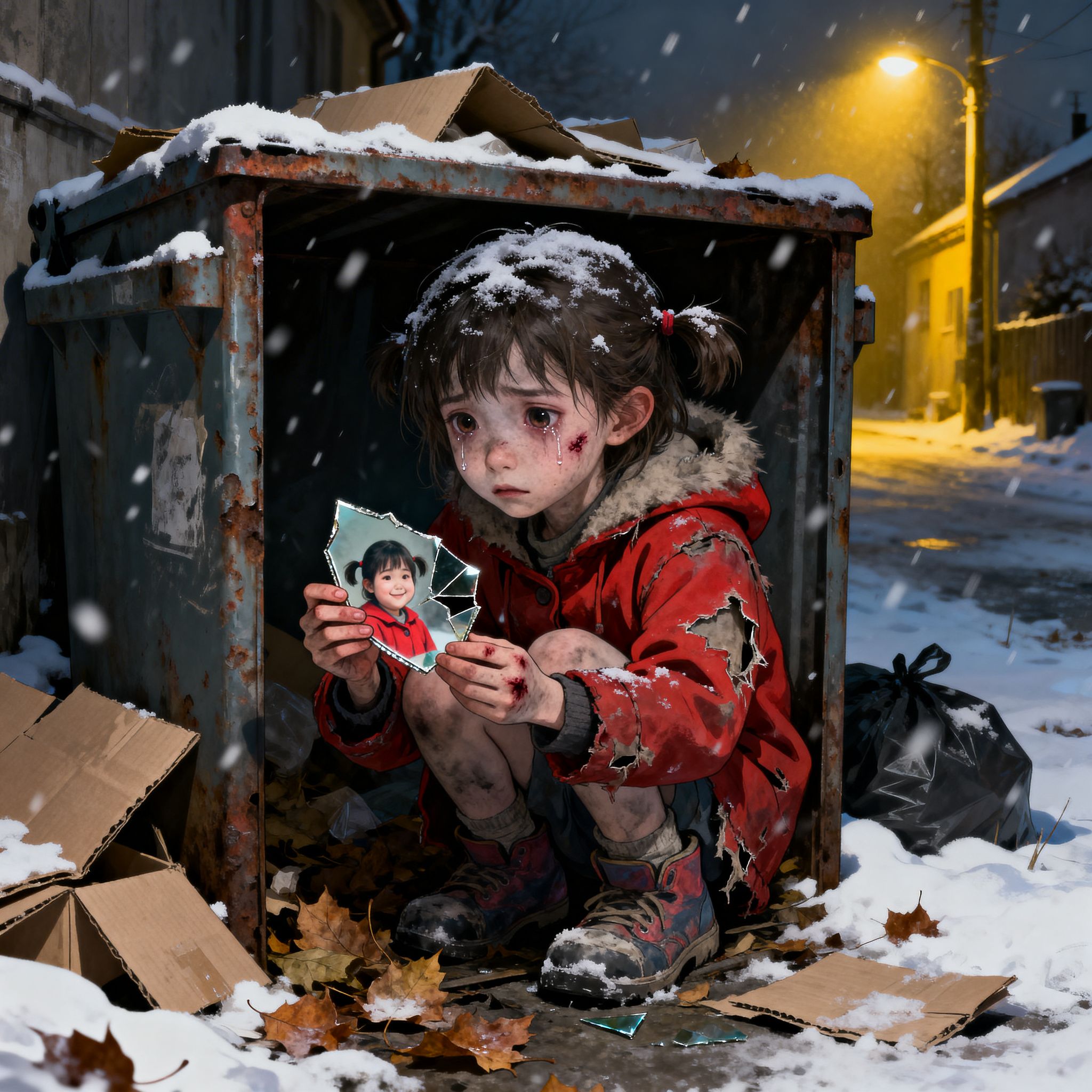 TẤM ẢNH TRONG ĐỐNG RÁC