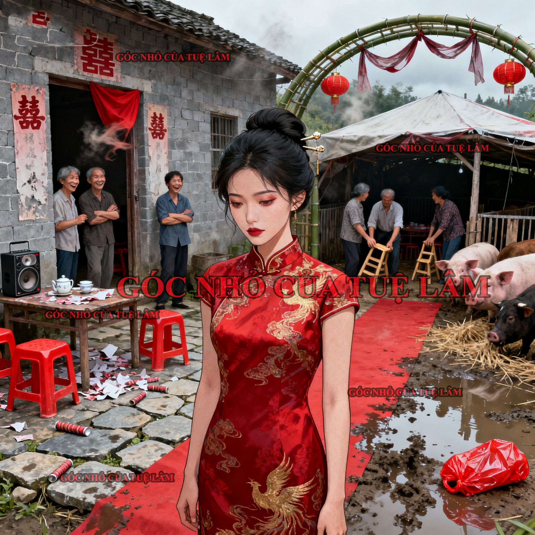 Bìa truyện TRỞ THÀNH CHỊ DÂU CỦA NGƯỜI YÊU