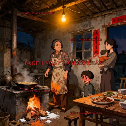 Bìa truyện Tôi Bị Con Trai Tát Vào Đêm Giao Thừa