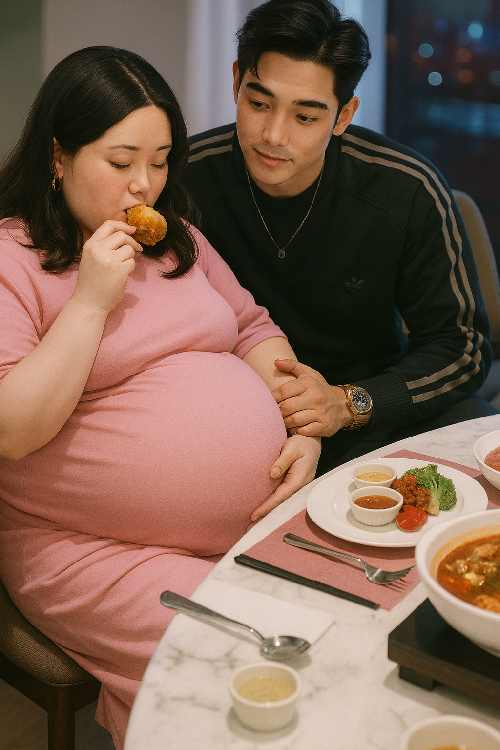 Bìa truyện Tôi Đã Nuôi Vợ Bầu Đến 90 Kg