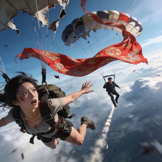 Tấm ga giường đỏ