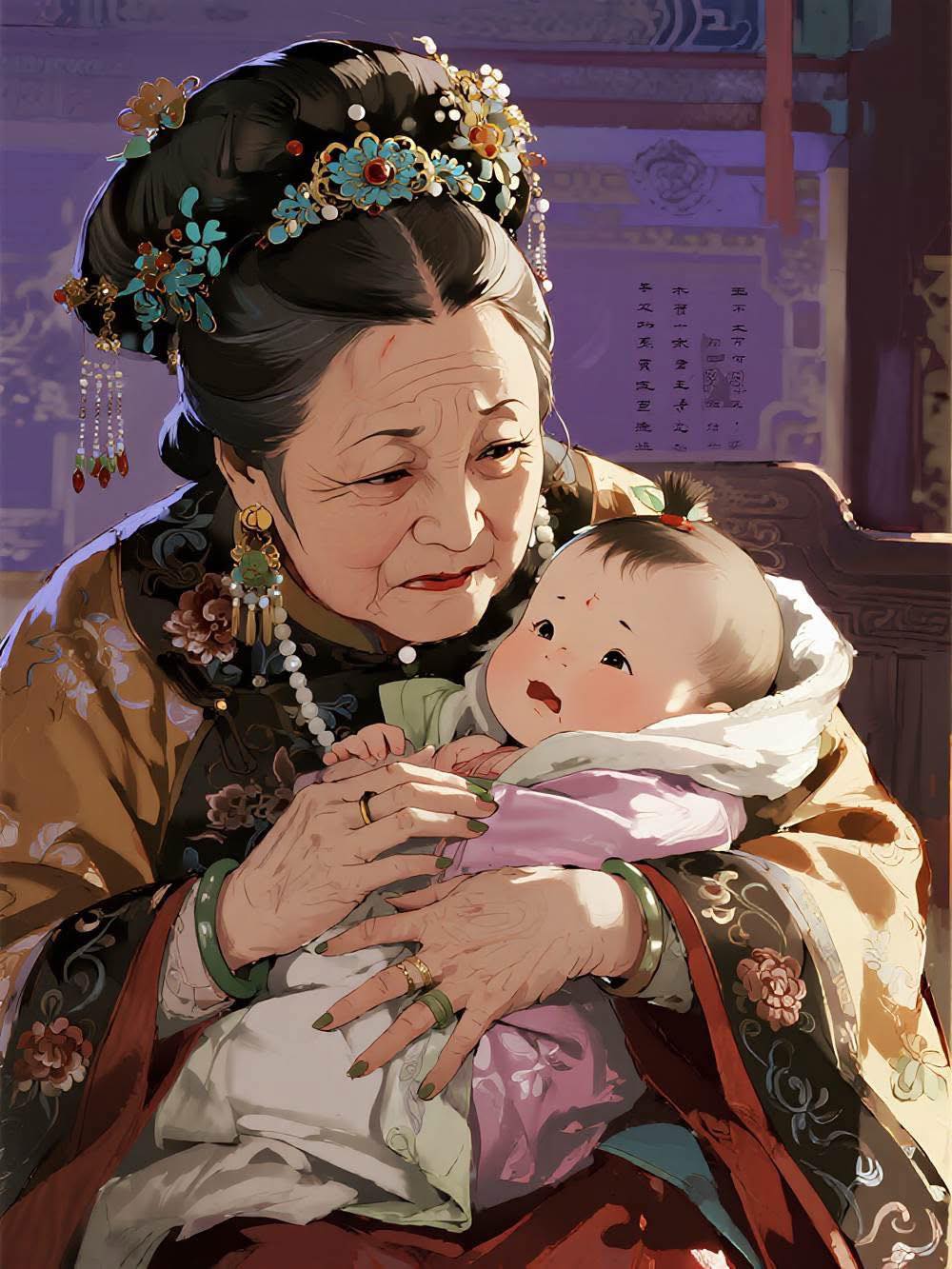 VỪA SINH RA ĐÃ LẬT BÀN HẬU CUNG