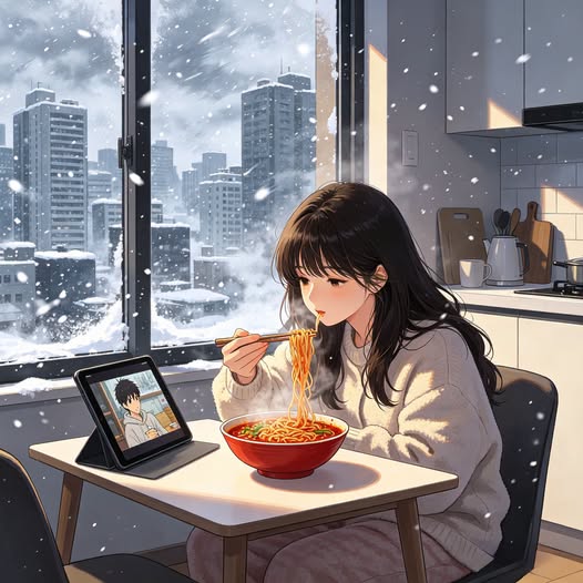 Vừa Ăn Bún Ốc Vừa Xem Nam Chính Toang