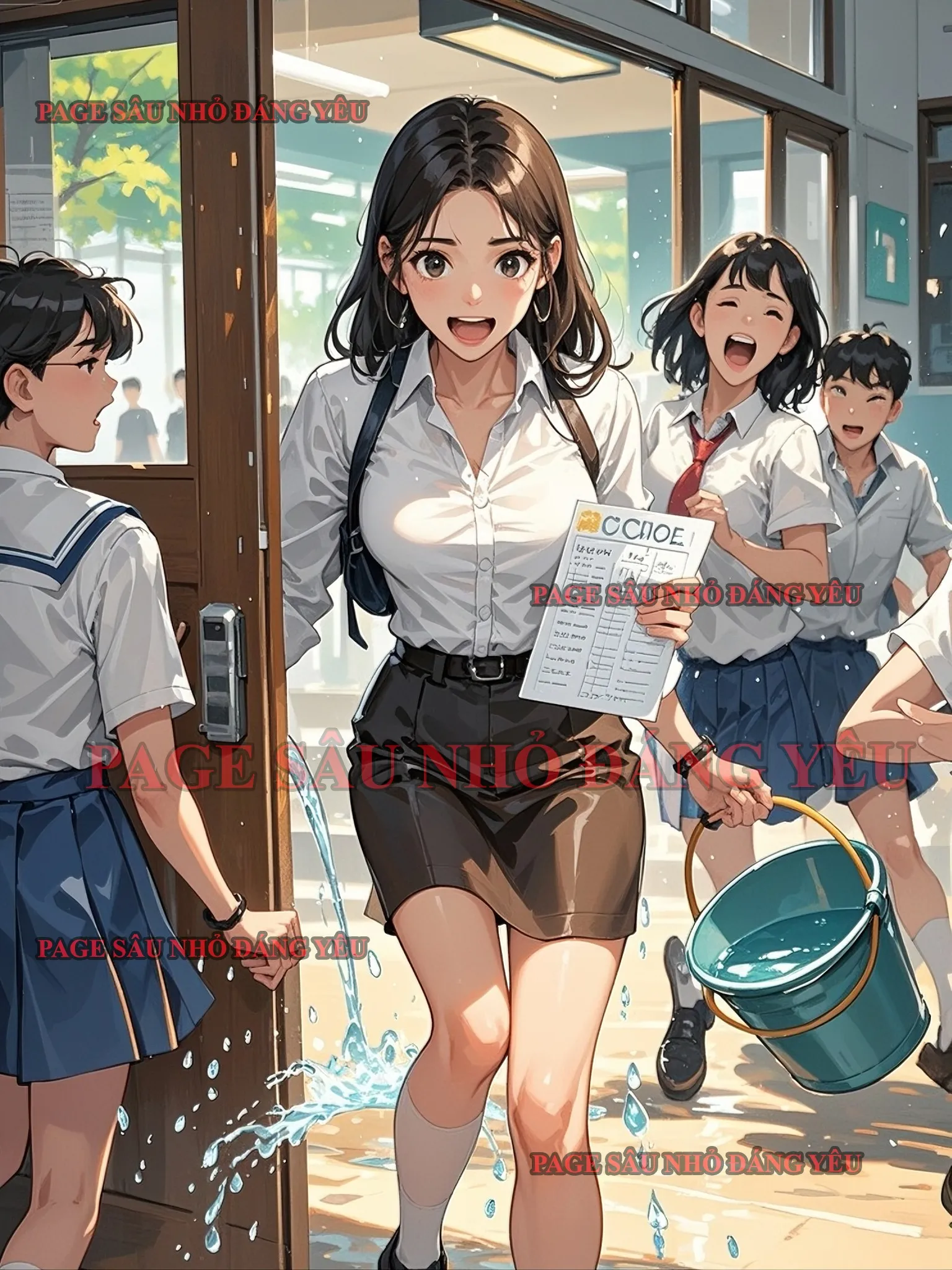Bìa truyện Bà Giám Thị Và Chuyện Học Đường