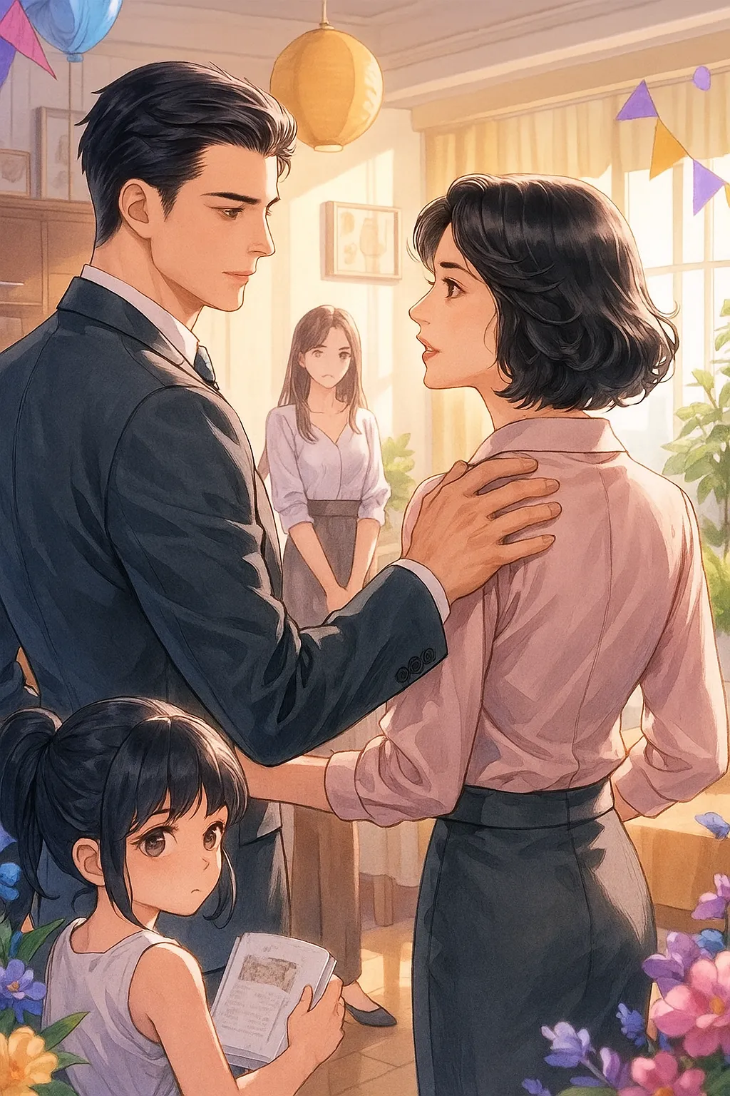Bìa truyện Ba Muốn Ly Hôn, Tôi Hai Tay Tán Thành