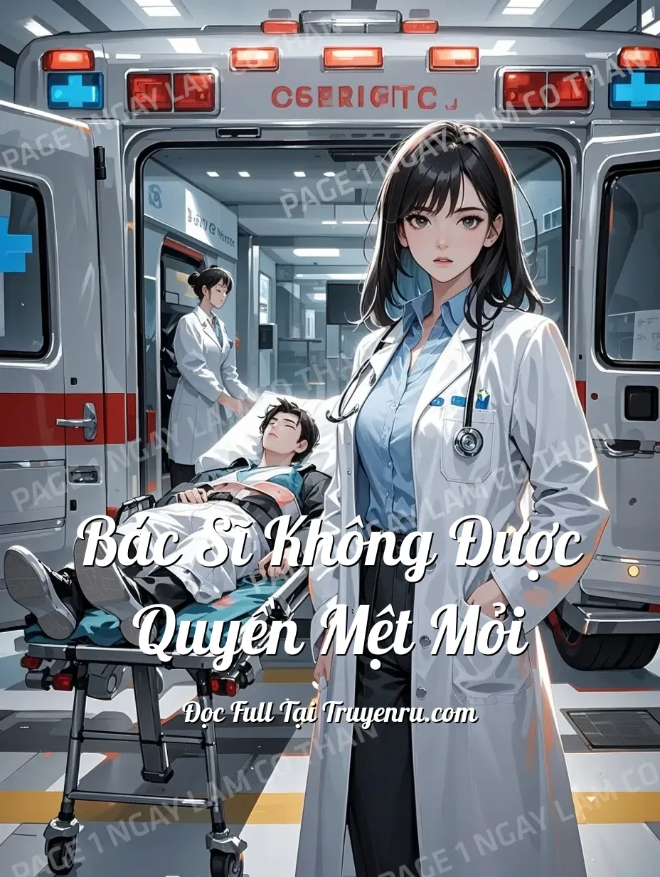 Bìa truyện BÁC SĨ KHÔNG ĐƯỢC QUYỀN MỆT MỎI
