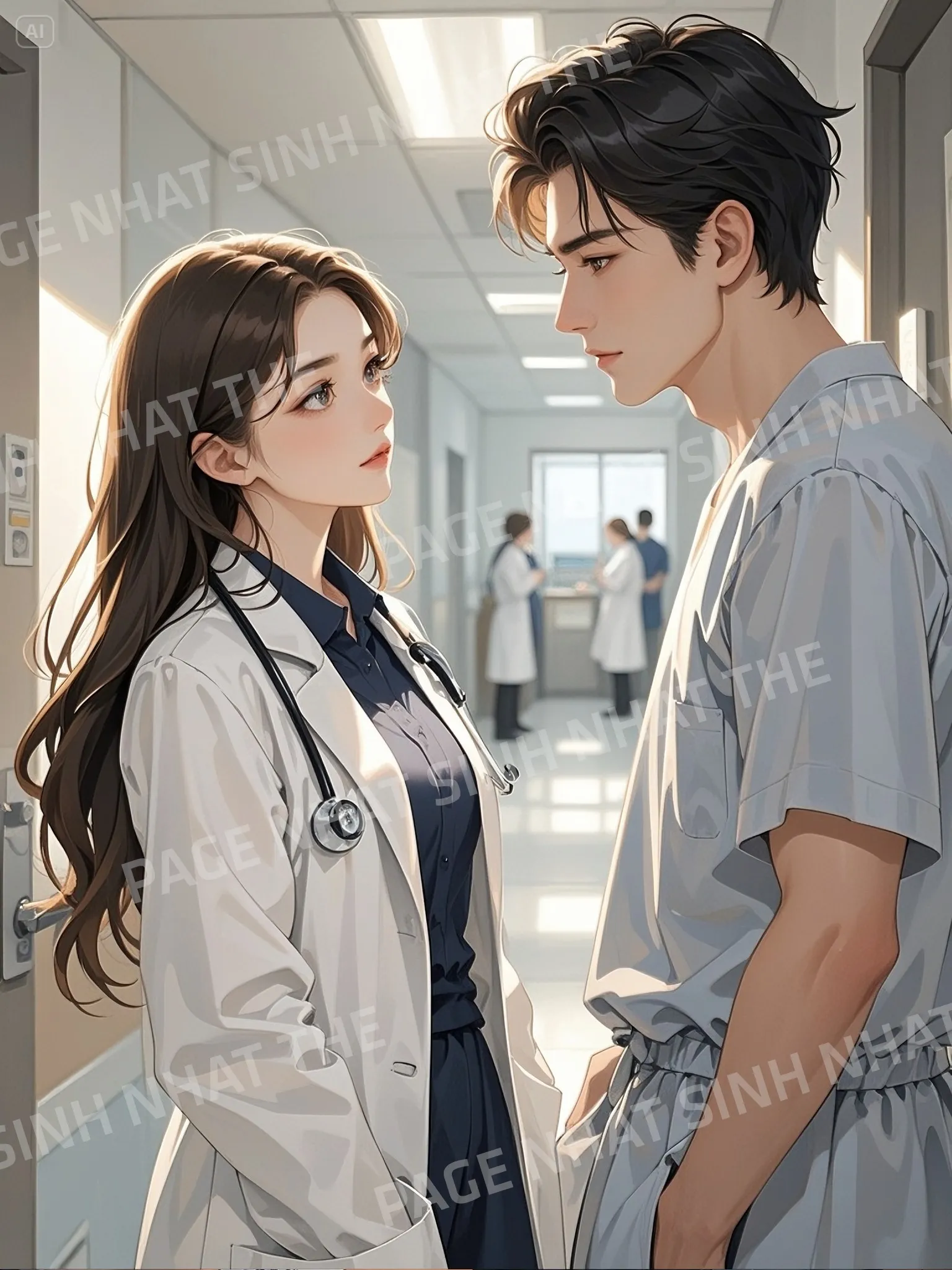 Bìa truyện BÀN TAY BÁC SĨ, TRÁI TIM GÓA PHỤ