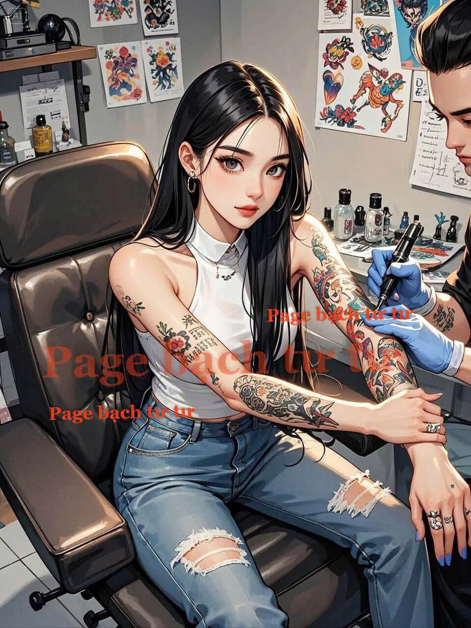 Bìa truyện CÁI GIÁ CỦA MỘT HÌNH XĂM