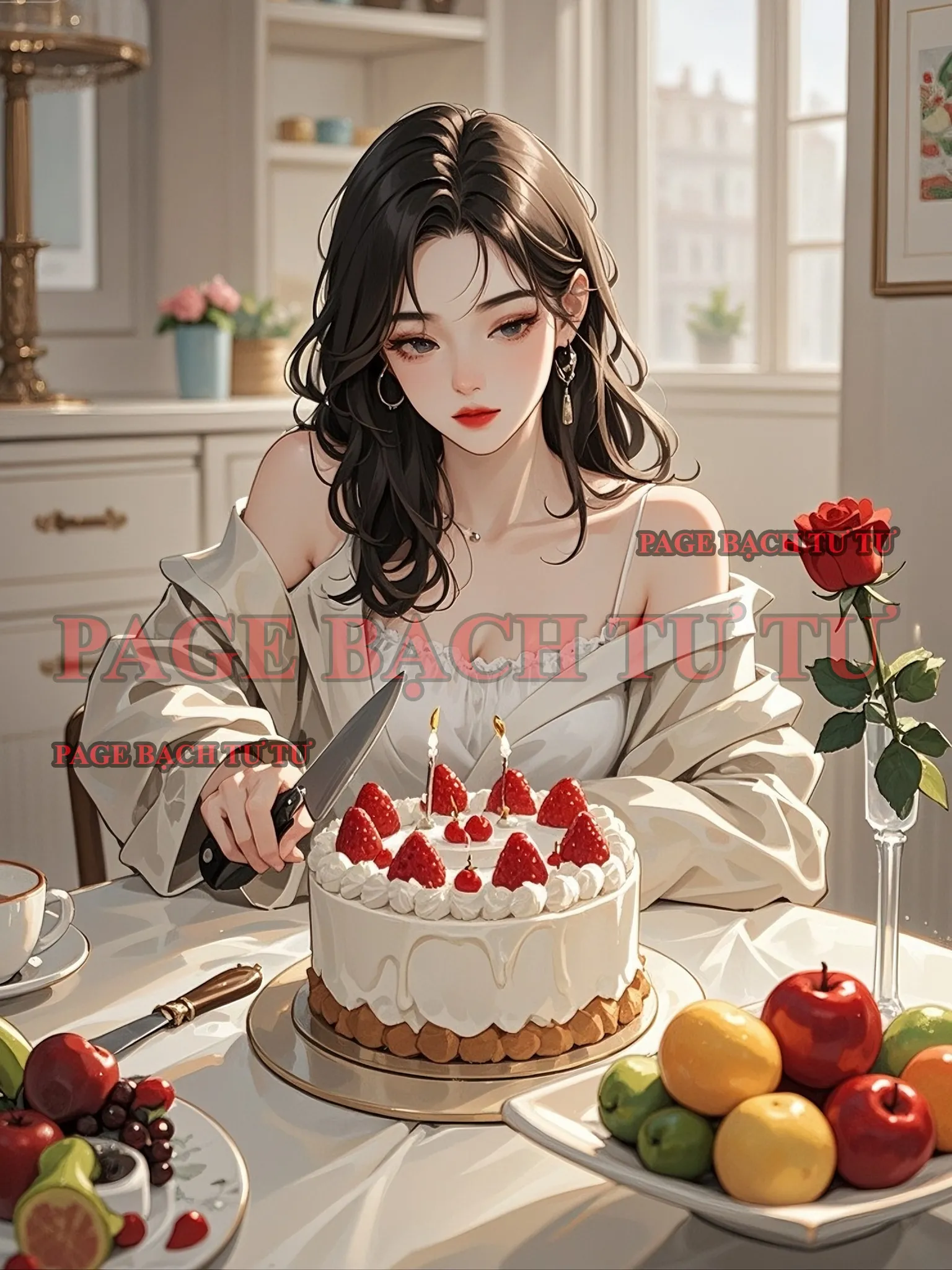 Bìa truyện Chỉ Cần Một Bó Hồng Đỏ