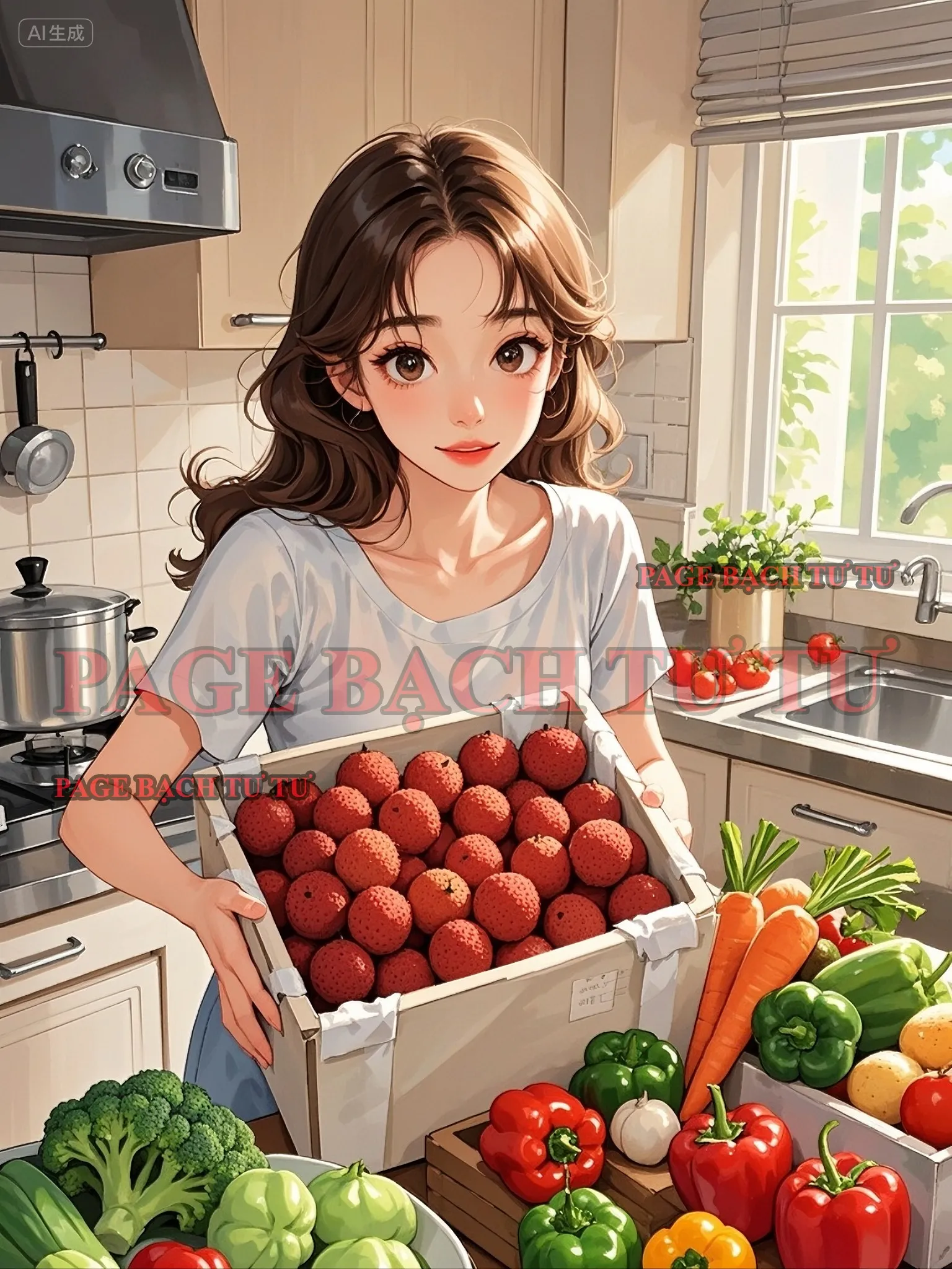 Bìa truyện CHỈ VÌ MỘT QUẢ VẢI