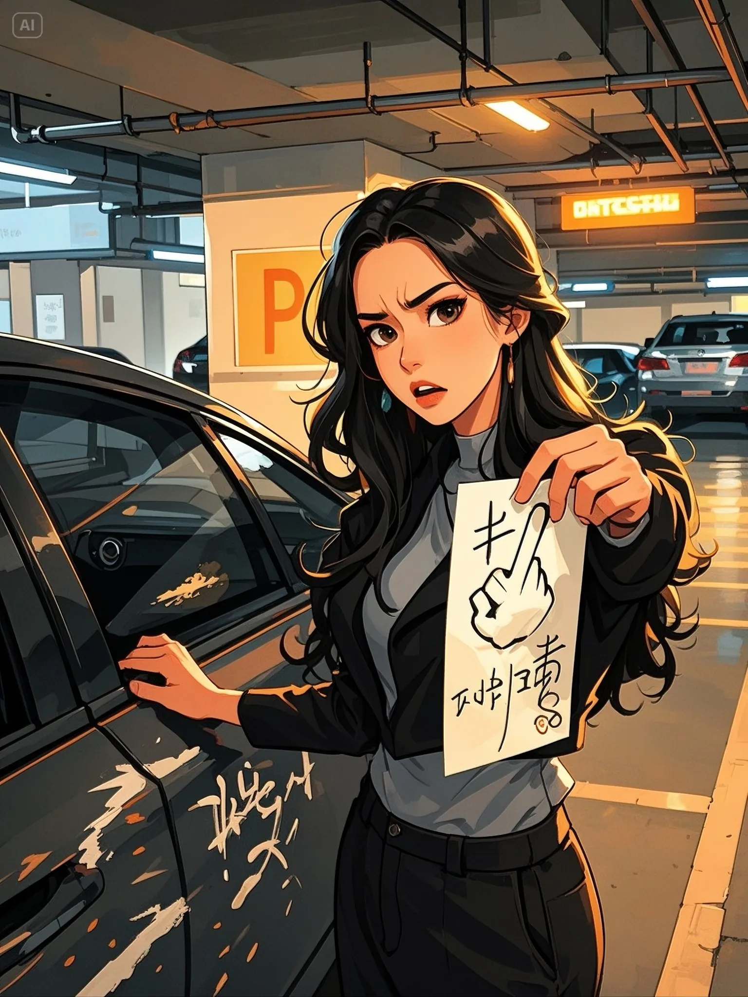 Bìa truyện CHIẾC XE BỊ CÀO VÀ MỖI THÙ HÀNG XÓM
