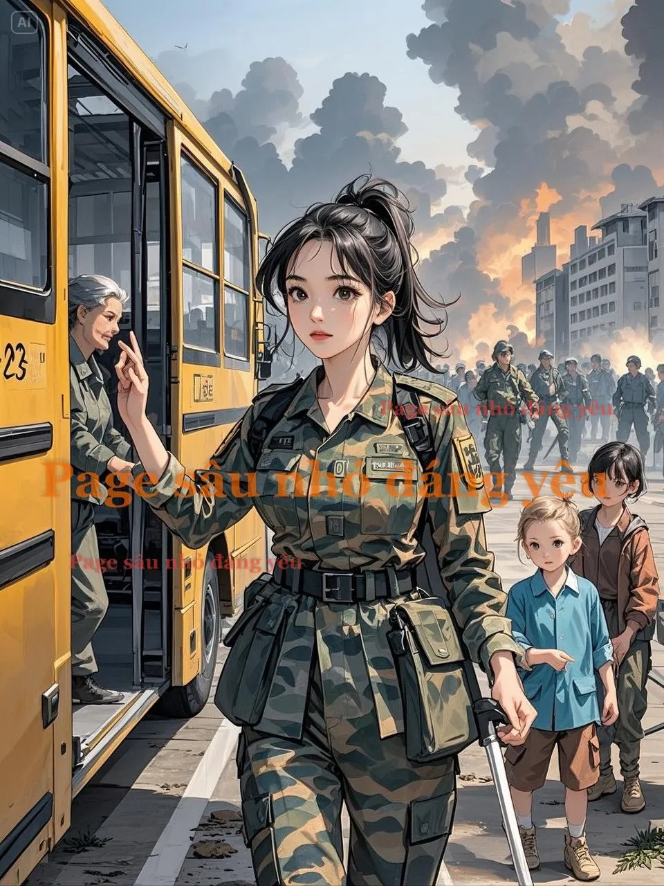 Bìa truyện chuyến bay cuối cùng và kẻ bị bỏ lại