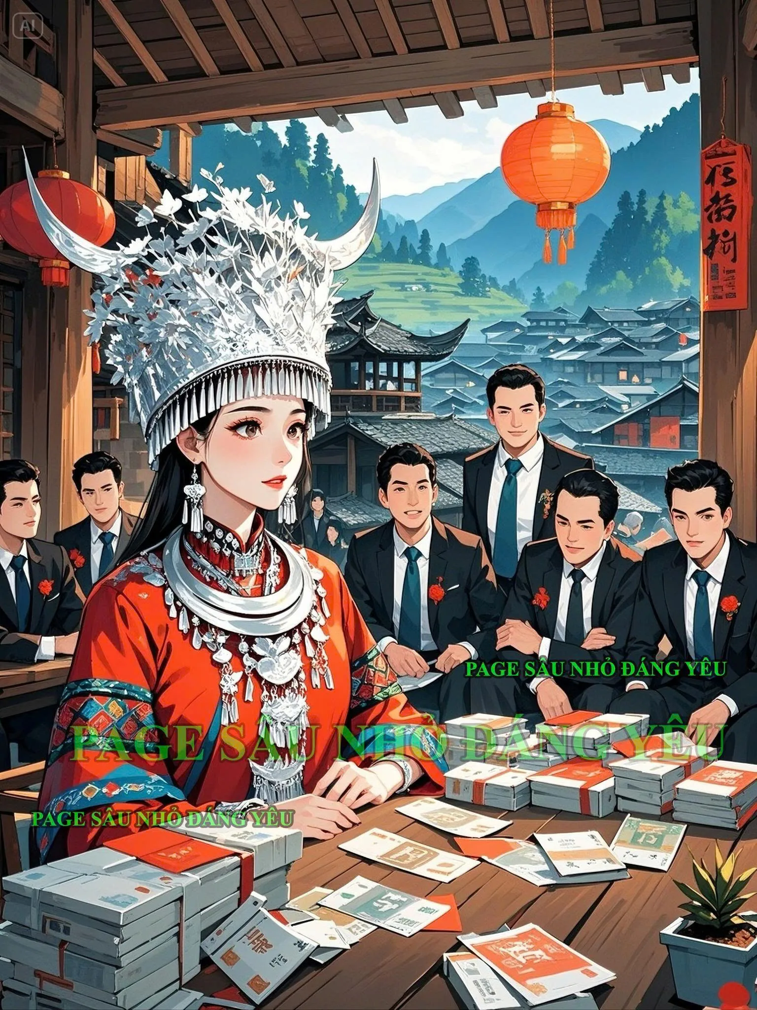 Bìa truyện CÔ DÂU TRÙNG SINH VÀ CHÉN TRÀ BÁO OÁN