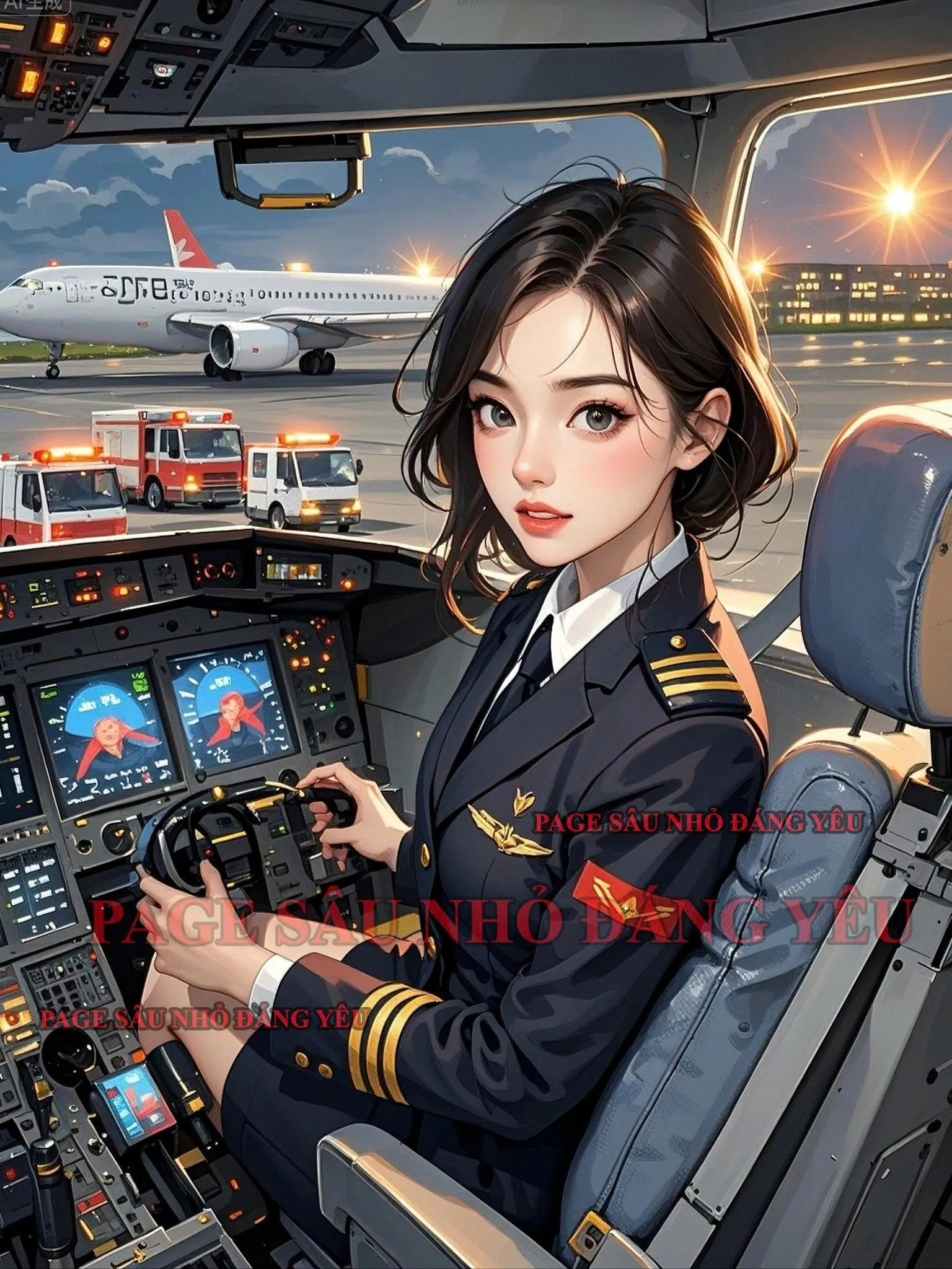 Bìa truyện CƠ TRƯỞNG VÀ LỜI NÓI DỐI