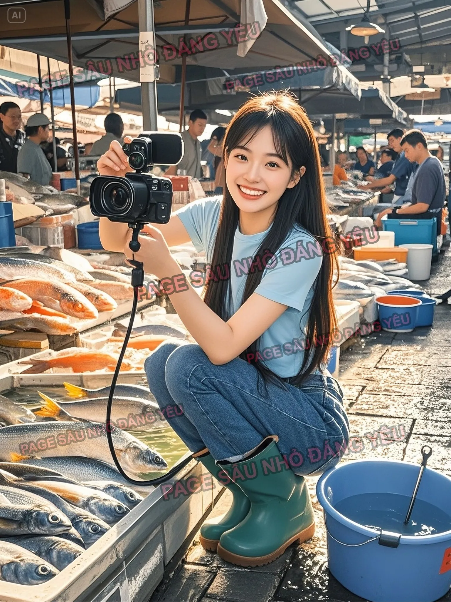 CON NHỎ BÁN CÁ