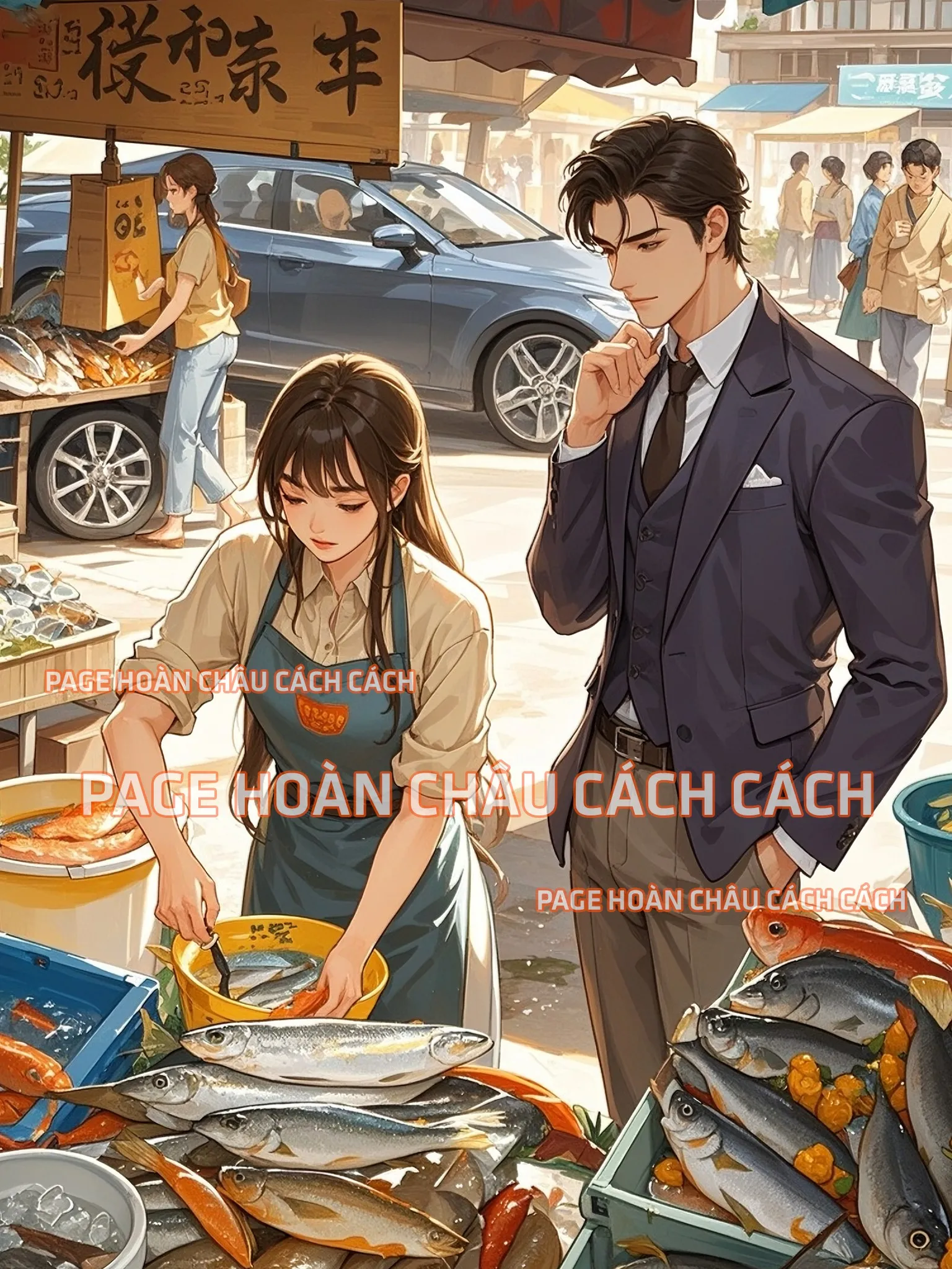 Bìa truyện CÔNG CHÚA BÁN CÁ