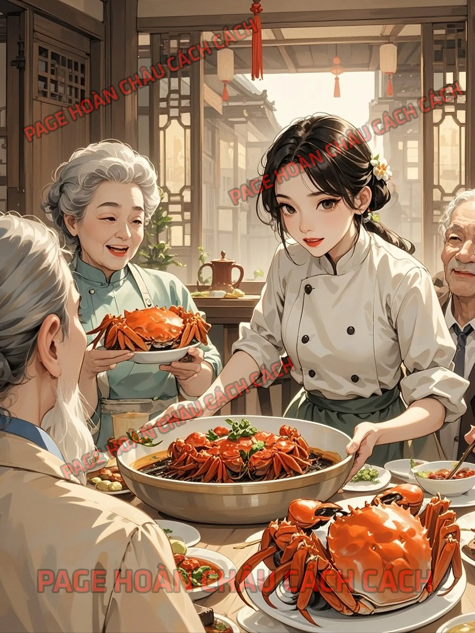Bìa truyện Cua Nướng Hồng và Nghiệp Báo