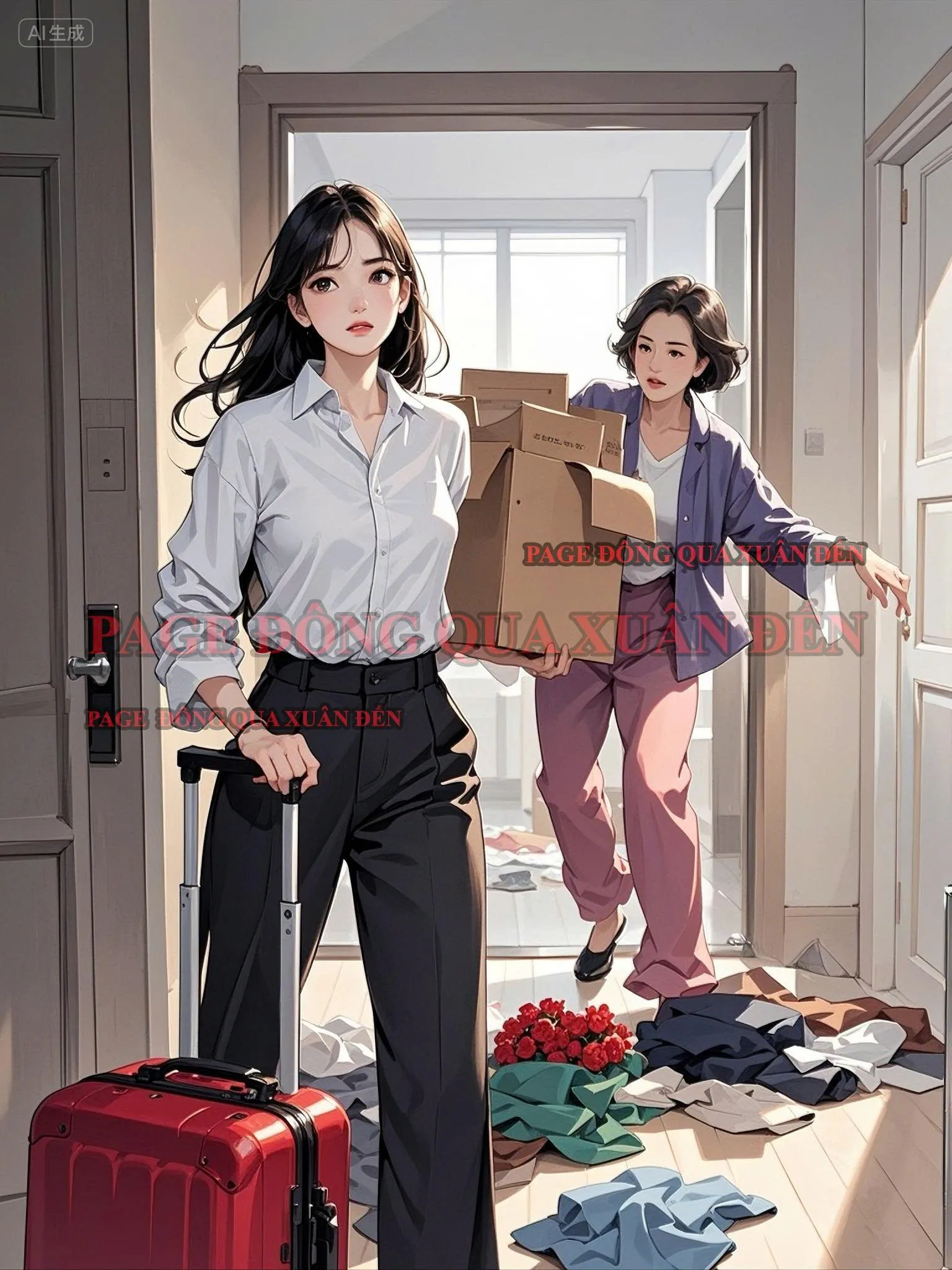 Bìa truyện CUỘC SỐNG SAU CÁNH CỬA ĐÓNG