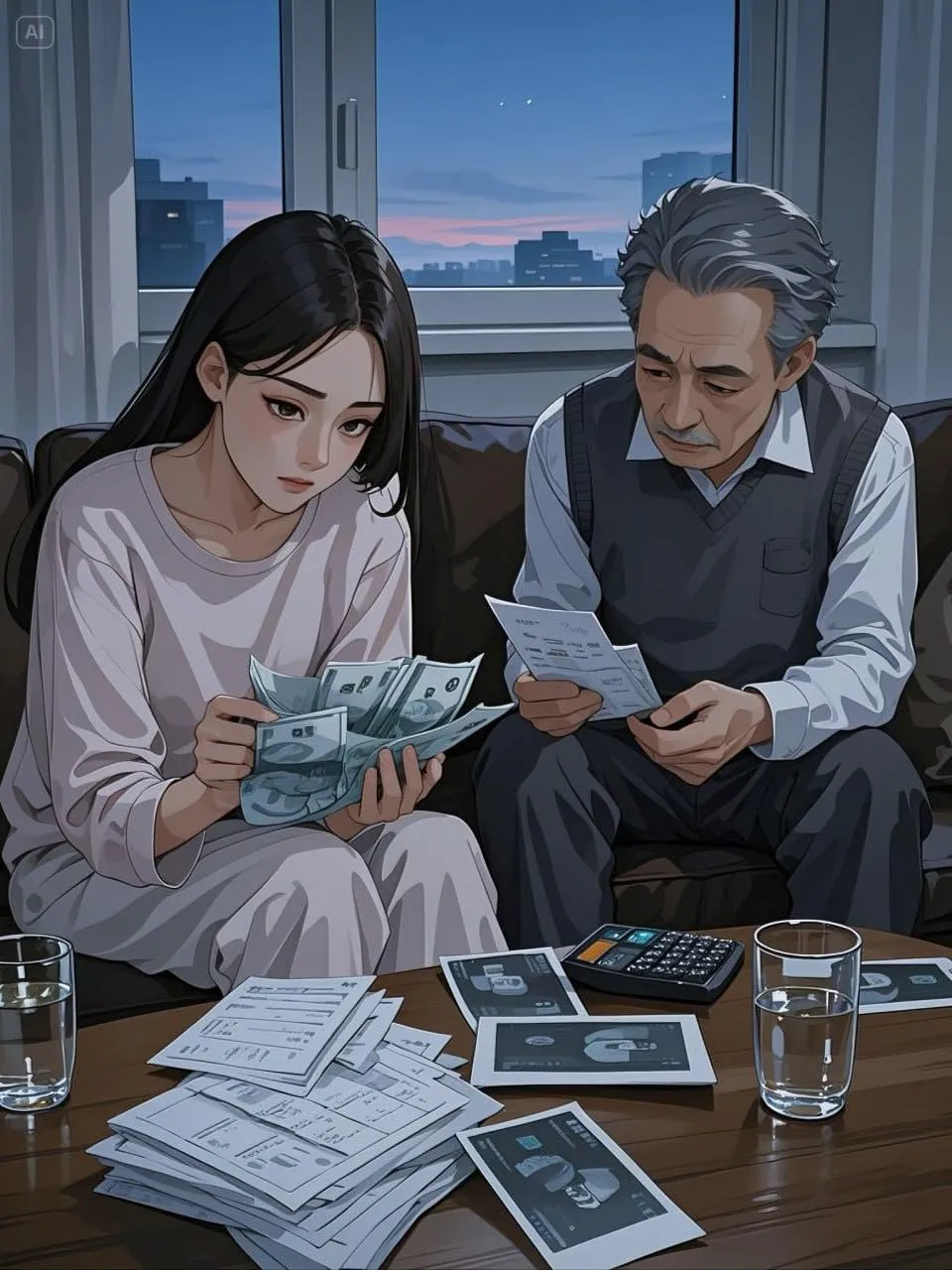 Bìa truyện CUỐN SỔ NỢ VÀ ĐỨA CON GÁI KHÔNG ĐÁNG YÊU