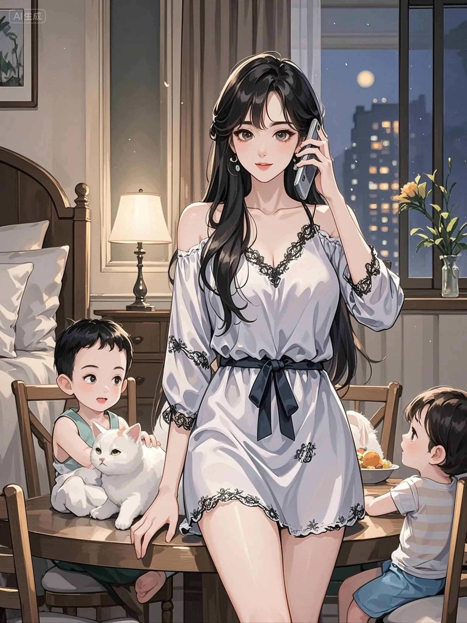 Bìa truyện Hai Đứa Con và Một Trái Tim Tự Do