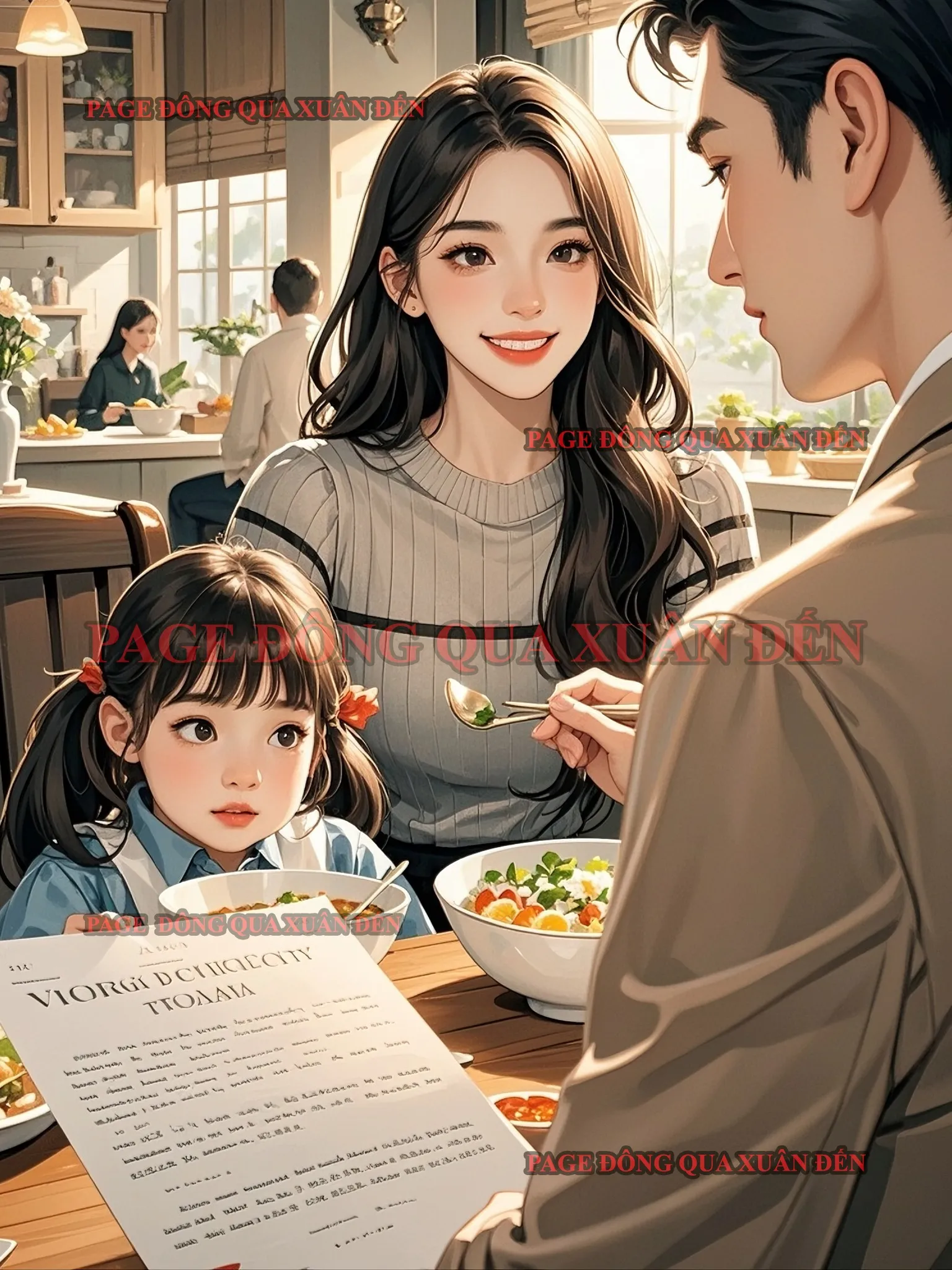 Bìa truyện Hoa Hồng Và Tờ Đơn Ly Hôn