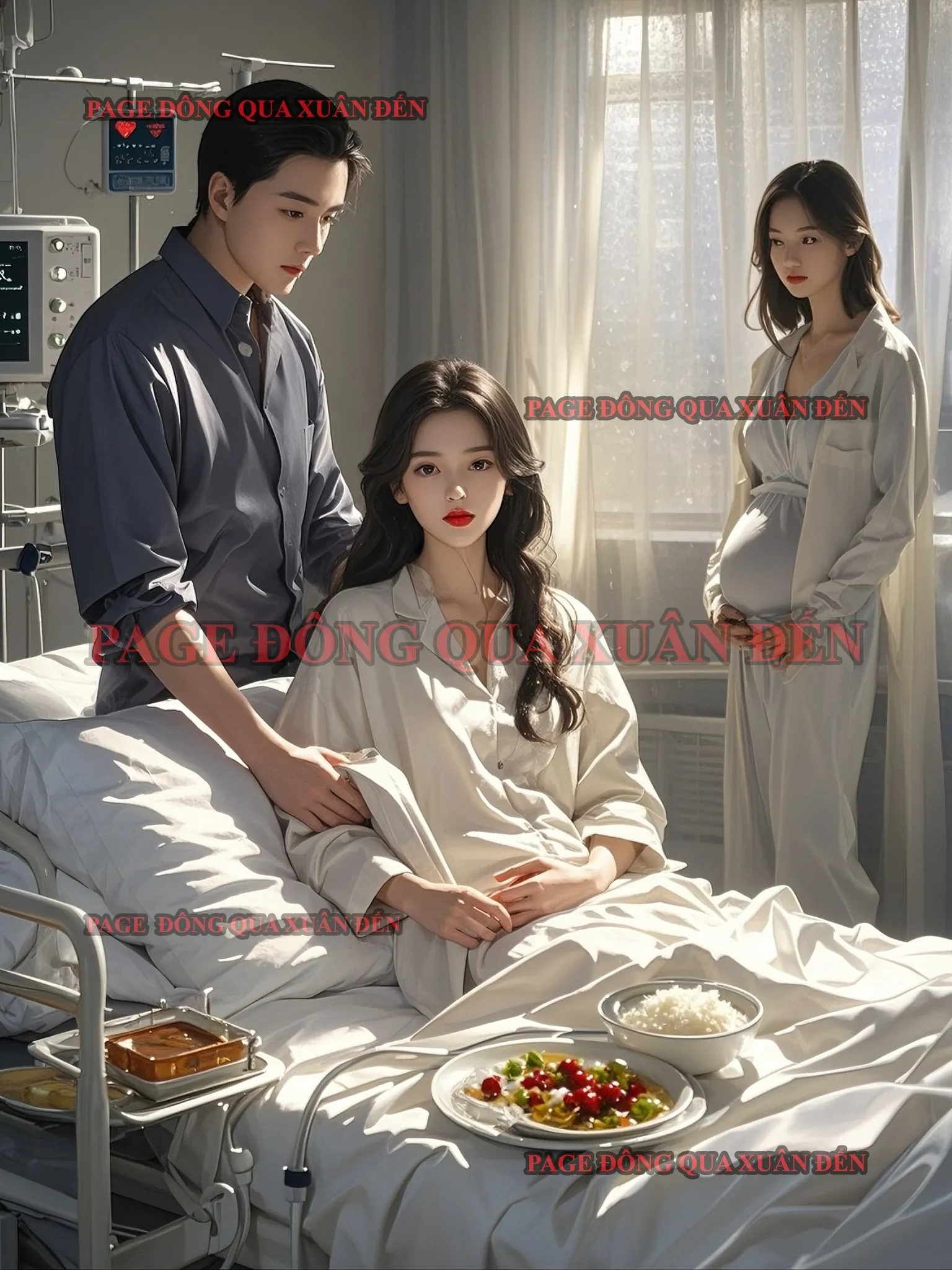 Bìa truyện KHI EM KHÔNG CÒN LÀ GÁNH NẶNG