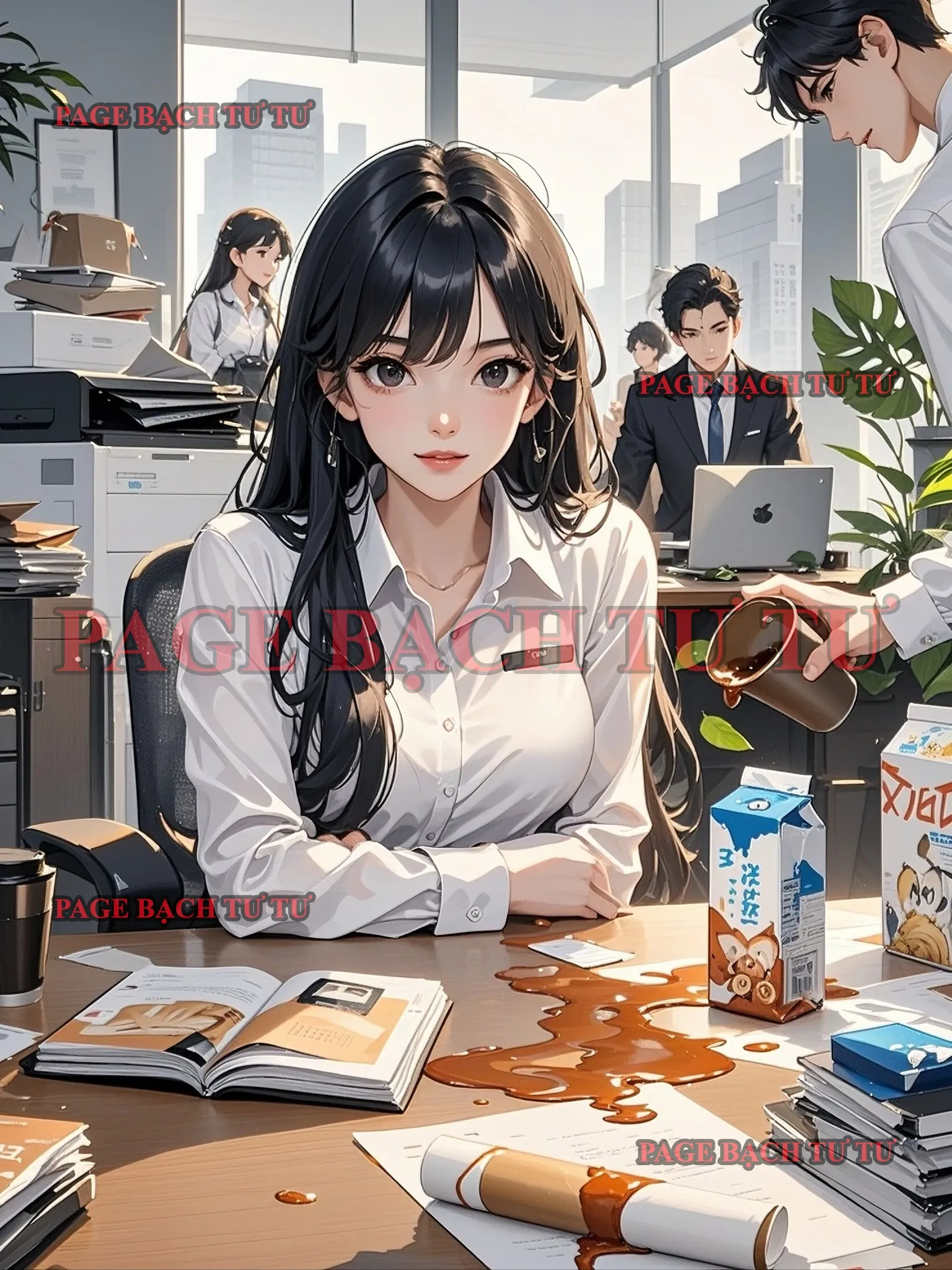 Bìa truyện KHÔNG PHẢI GÀ RỪNG