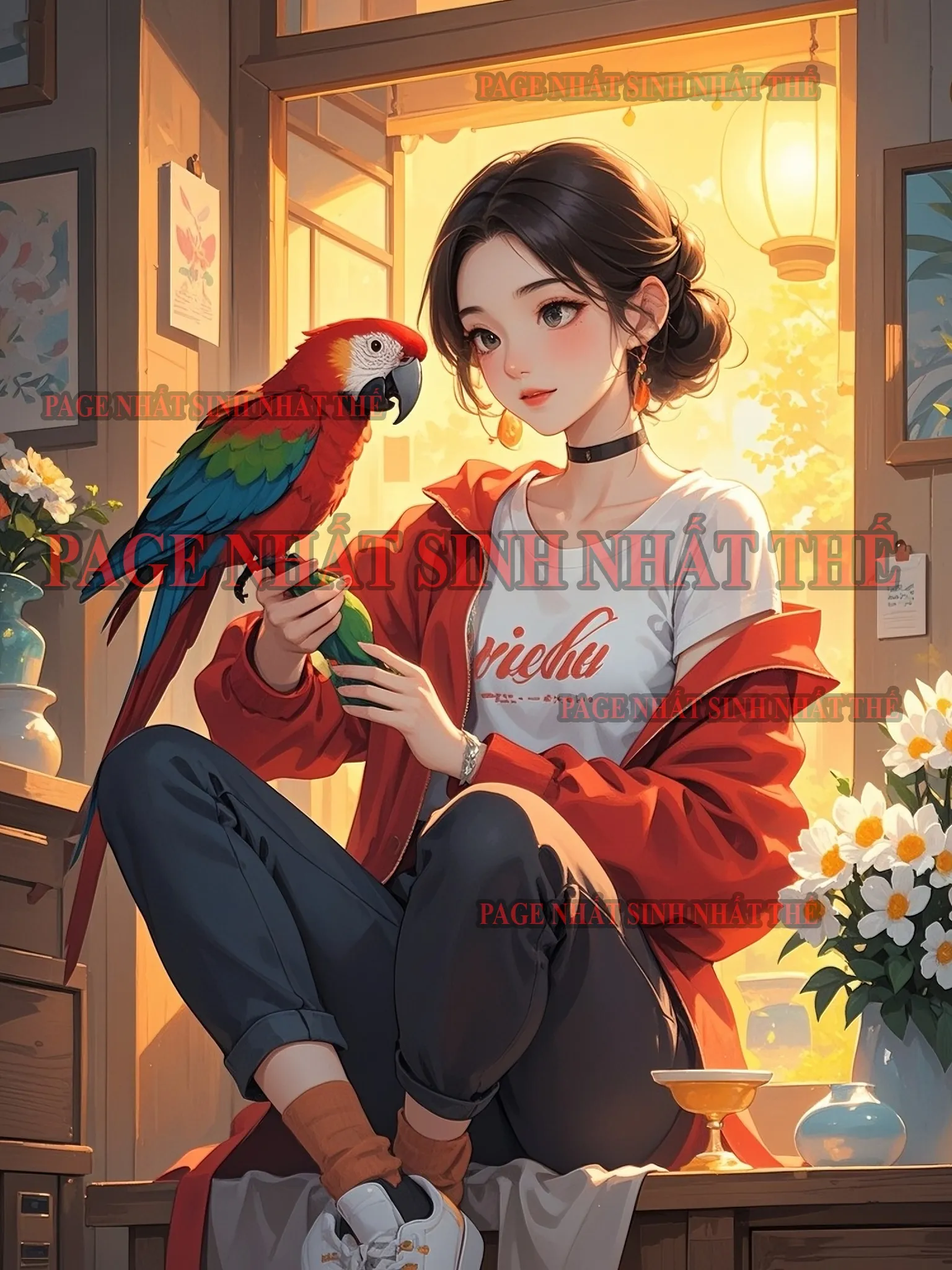 Bìa truyện Làm Sao Anh Biết Con Vẹt Cũng Là Em