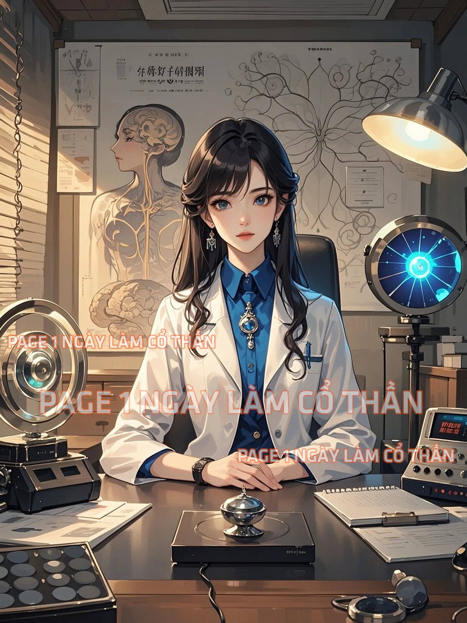 Bìa truyện LIỆU PHÁP SƯ KHÔNG NHÌN BẰNG MẮT full