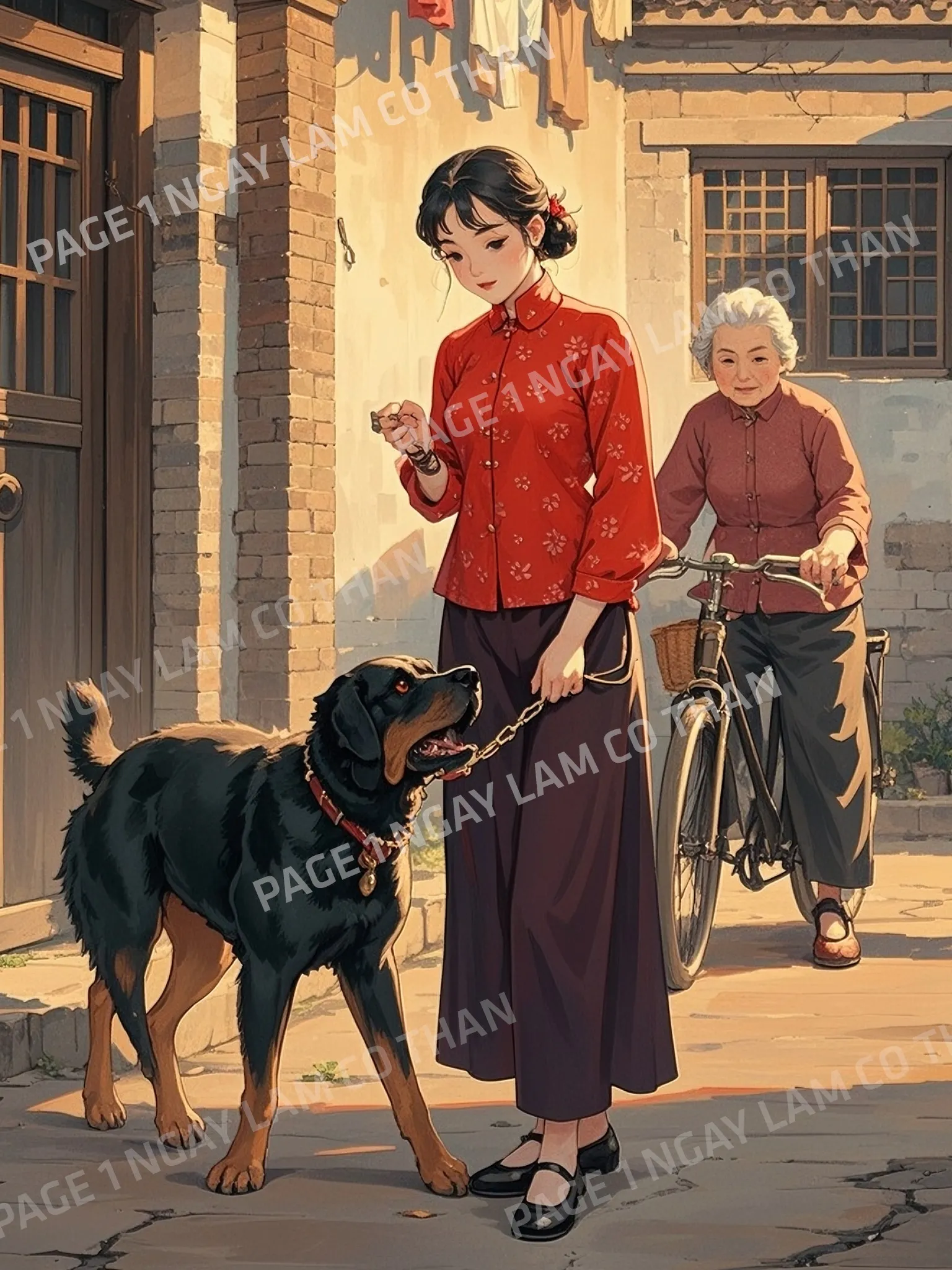 Bìa truyện MẸ CHỒNG MANG VỀ MỘT CON CHÓ DẠI