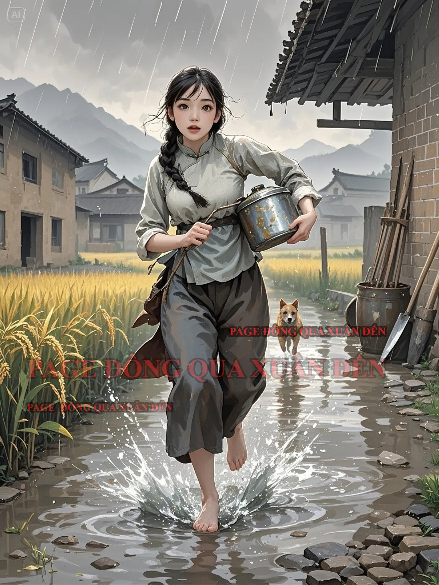 Bìa truyện NGƯỜI CHA BẠC TÓC BÊN M Ộ NHỎ