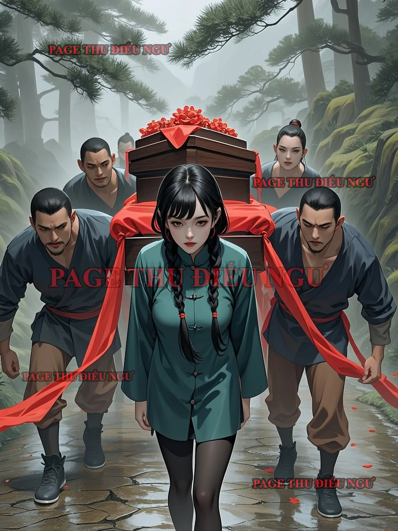 Bìa truyện NGƯỜI KHIÊNG QUAN TÀI TUỔI DẦN