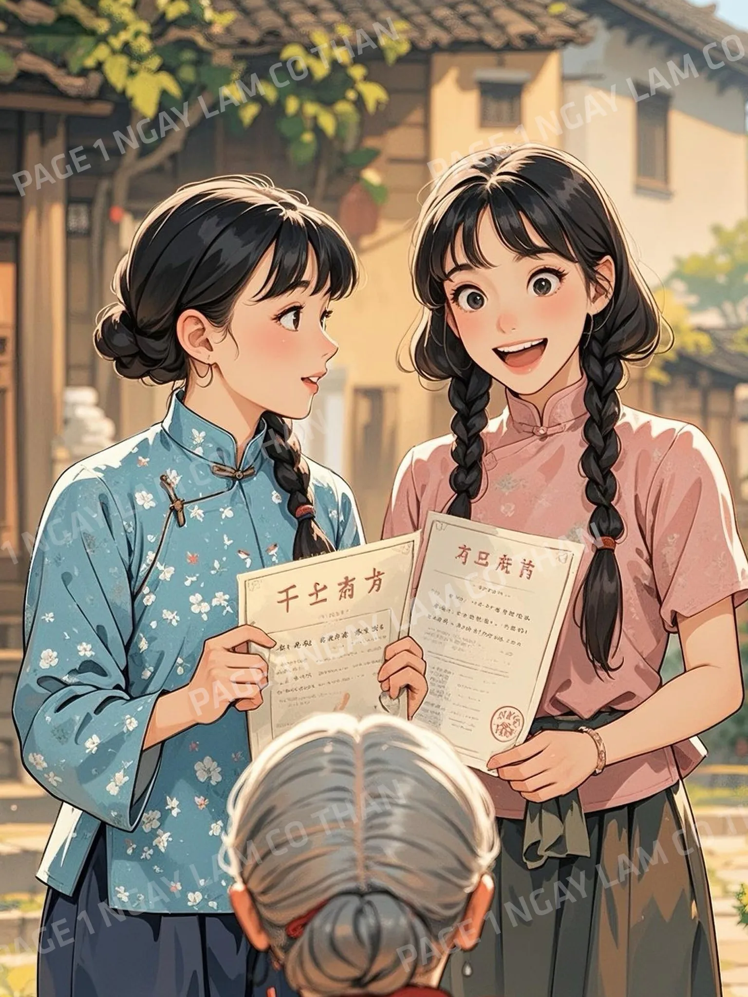 Bìa truyện SINH ĐÔI KHÔNG ĐỒNG PHẬN