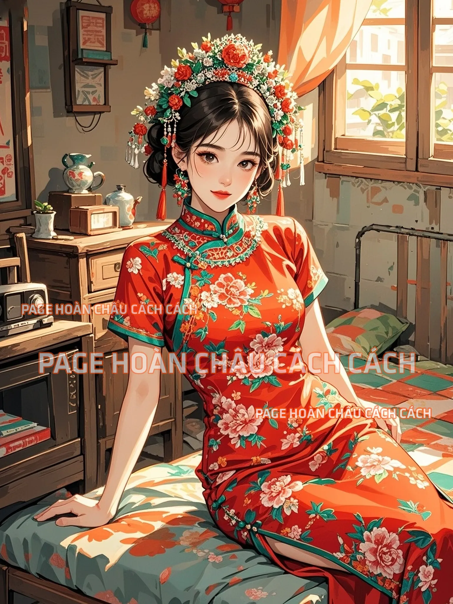 Bìa truyện Sống Lại Năm 1975, Hoa Cài Đầu Nở Giữa Mùa Đông