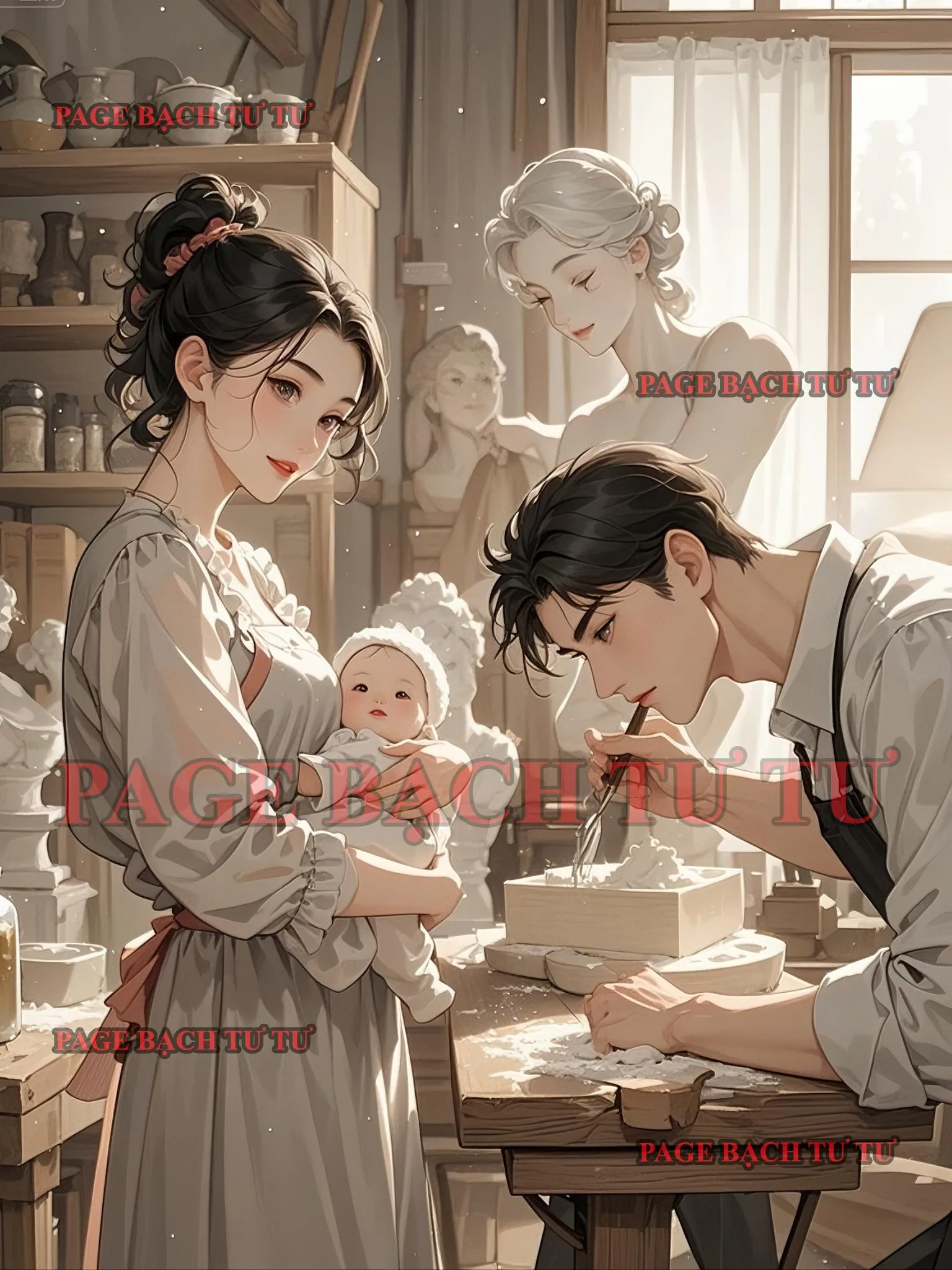 Bìa truyện Tình Yêu Của Bức Tượng