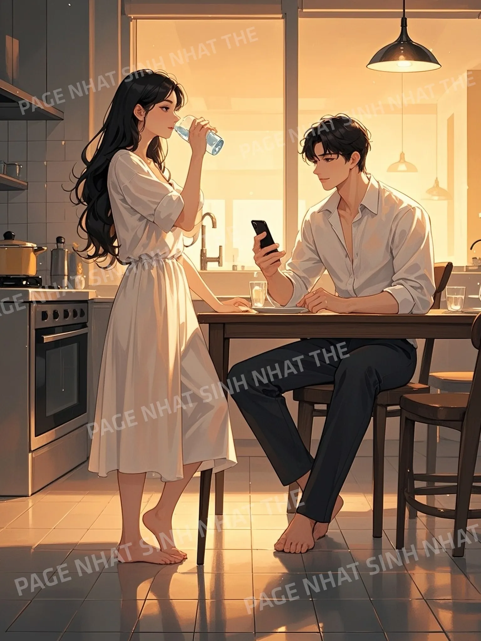 Bìa truyện TÔI LÀ CON GÁI CỦA NGƯỜI GIÚP VIỆC CHO NHÀ ANH ẤY