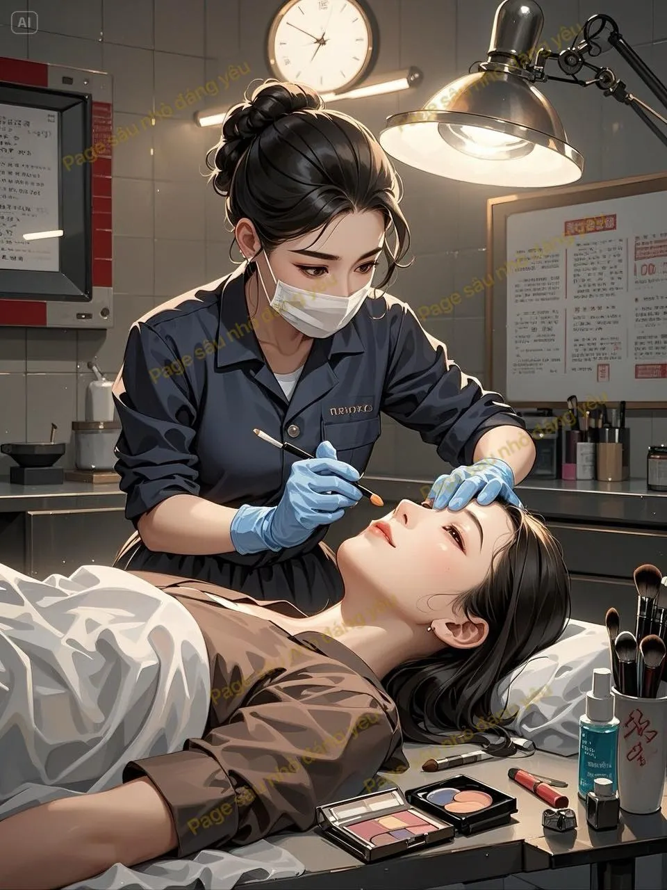 Bìa truyện TRANG ĐIỂM CHO NGƯỜI CHẾT
