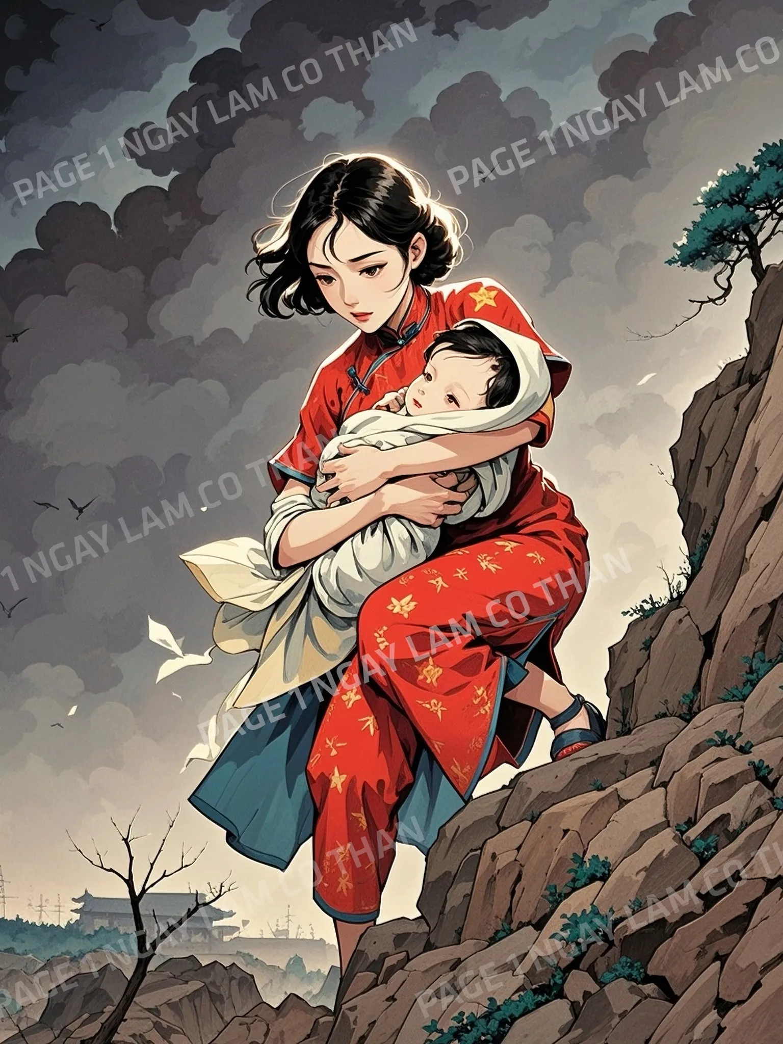 Bìa truyện TRỞ LẠI NĂM 1986 , TÔI LẤY LẠI CON THẬT