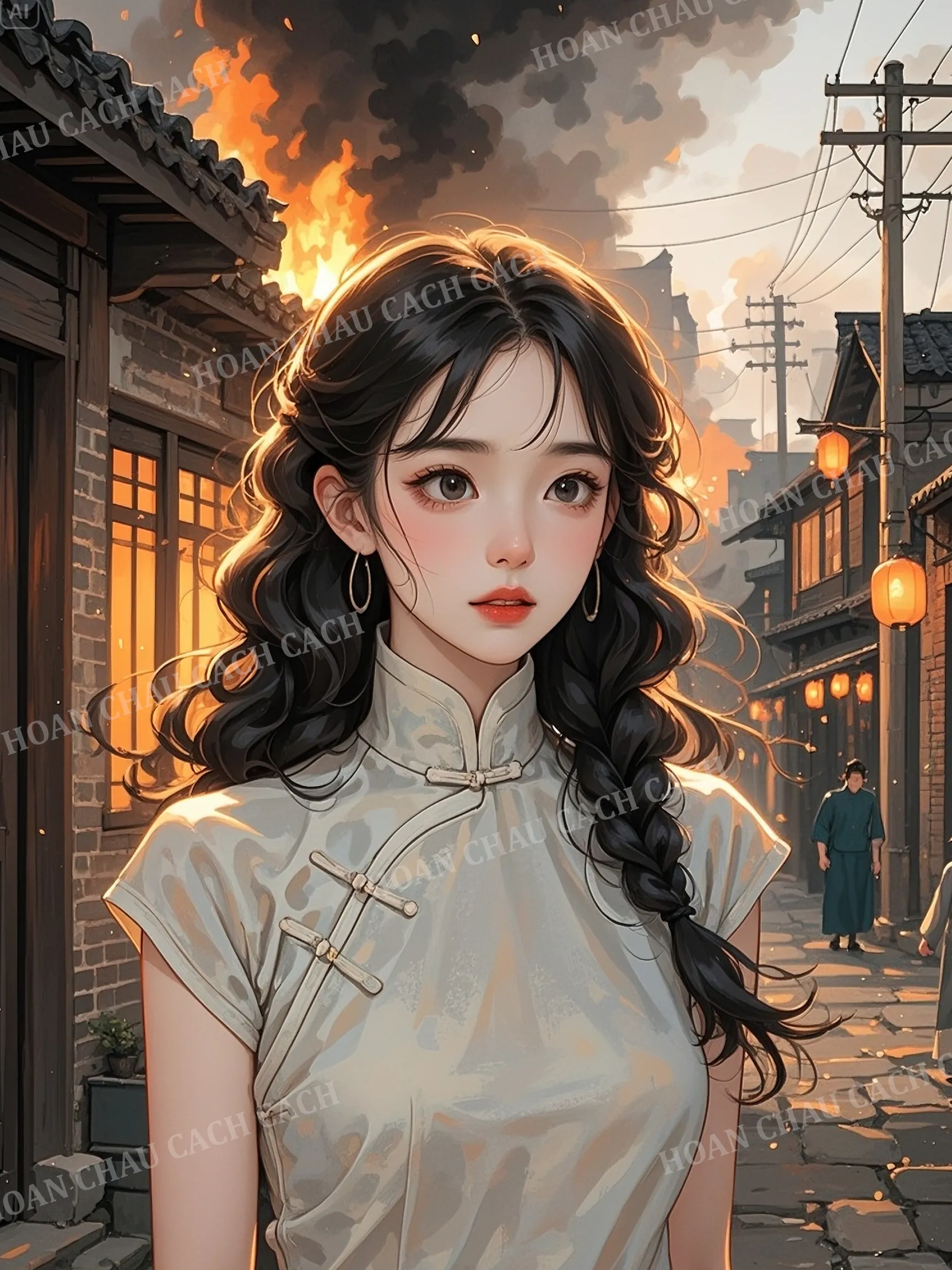 Bìa truyện TRỞ LẠI NGÀY NHÀ TÔI BỊ CHÁY TÔI KHÔNG CỨU CHA TÔI NỮA
