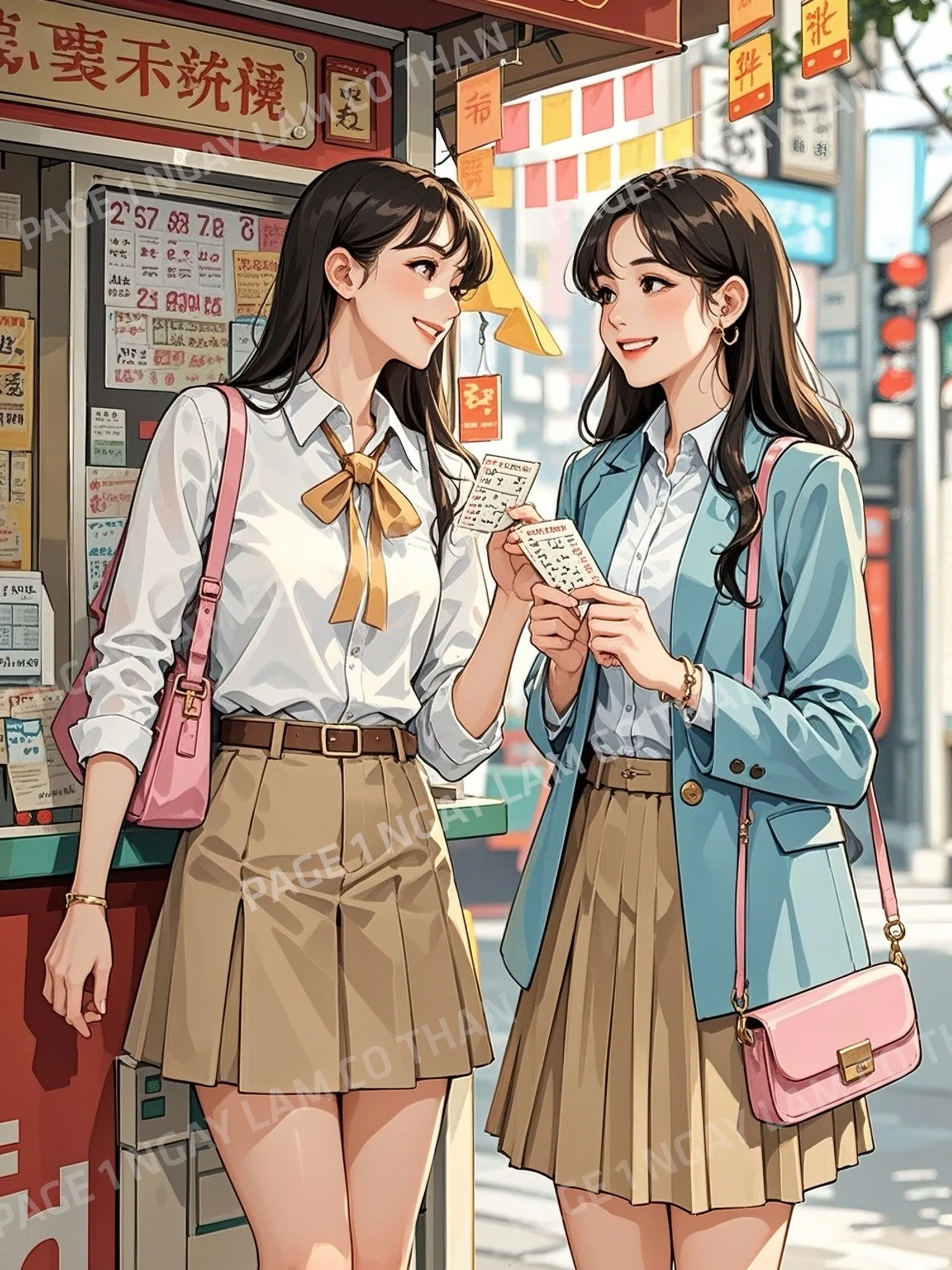 Bìa truyện VÉ SỐ ĐỔI BẠN
