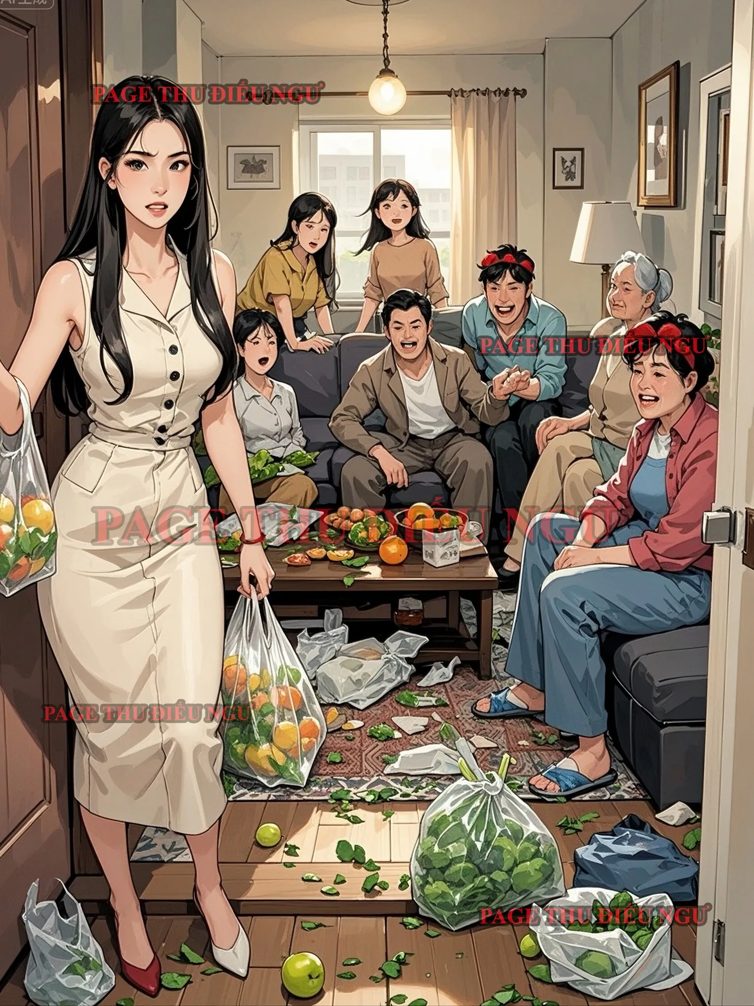 Bìa truyện Vị Hôn Phu và Em Gái Nuôi